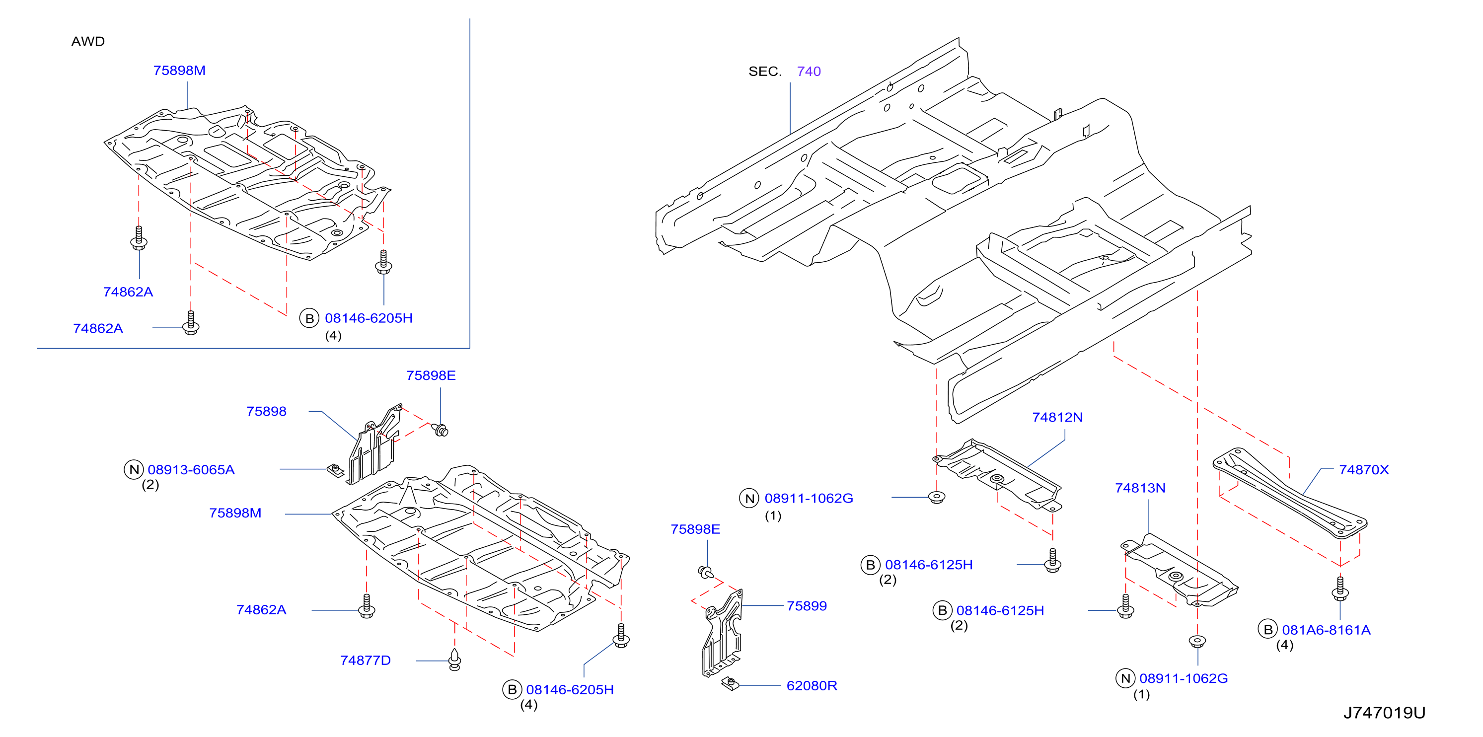 Floor Fitting Front