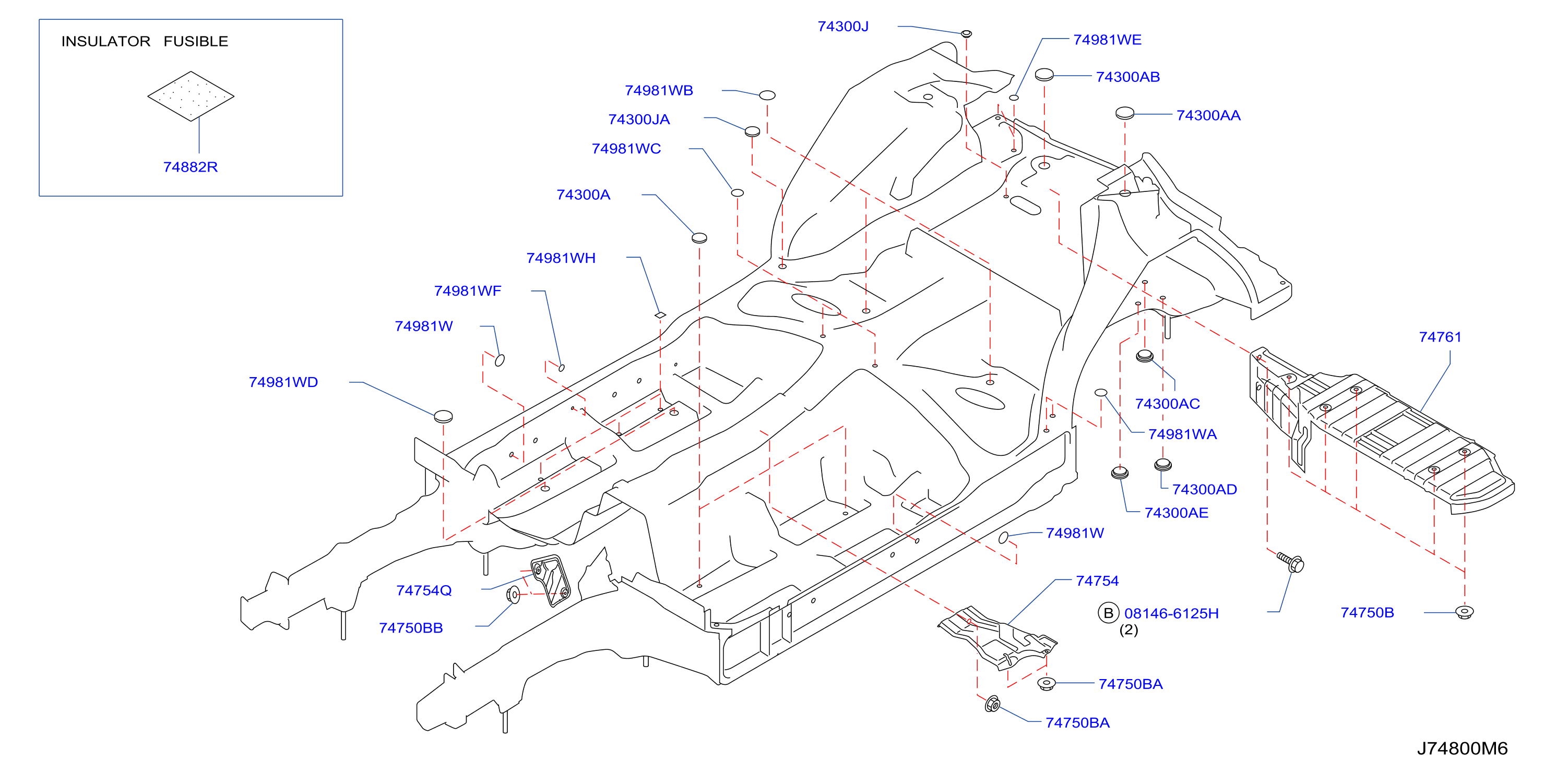 Floor Fitting Main Parts
