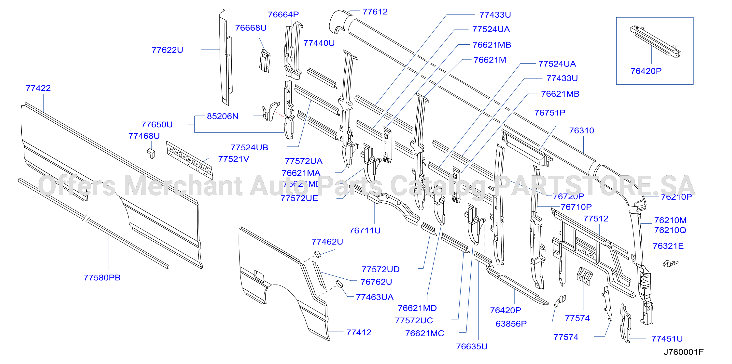 Body Side Panel Rh Outer Parts