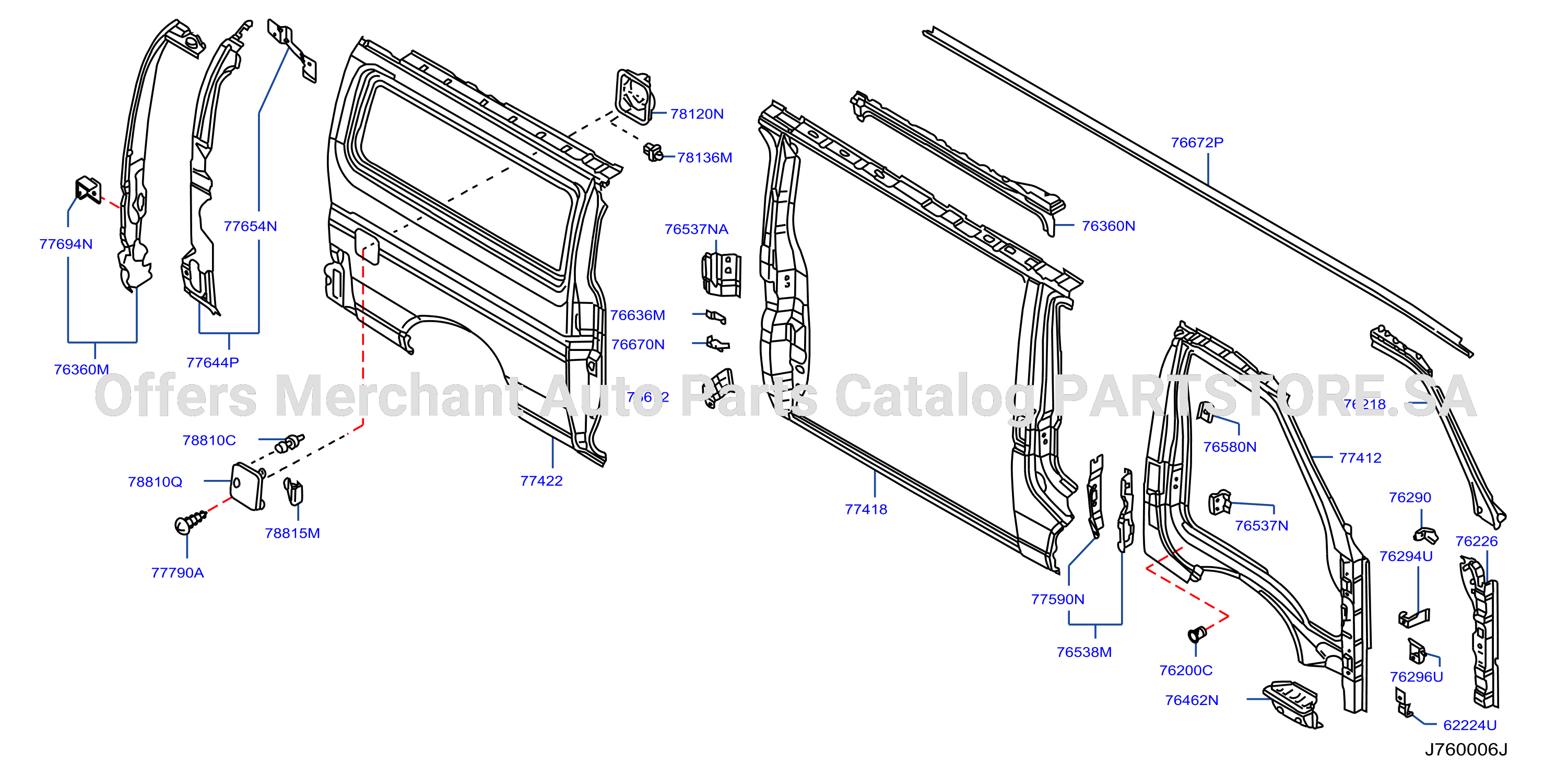 Body Side Panel 4D Outer Rh