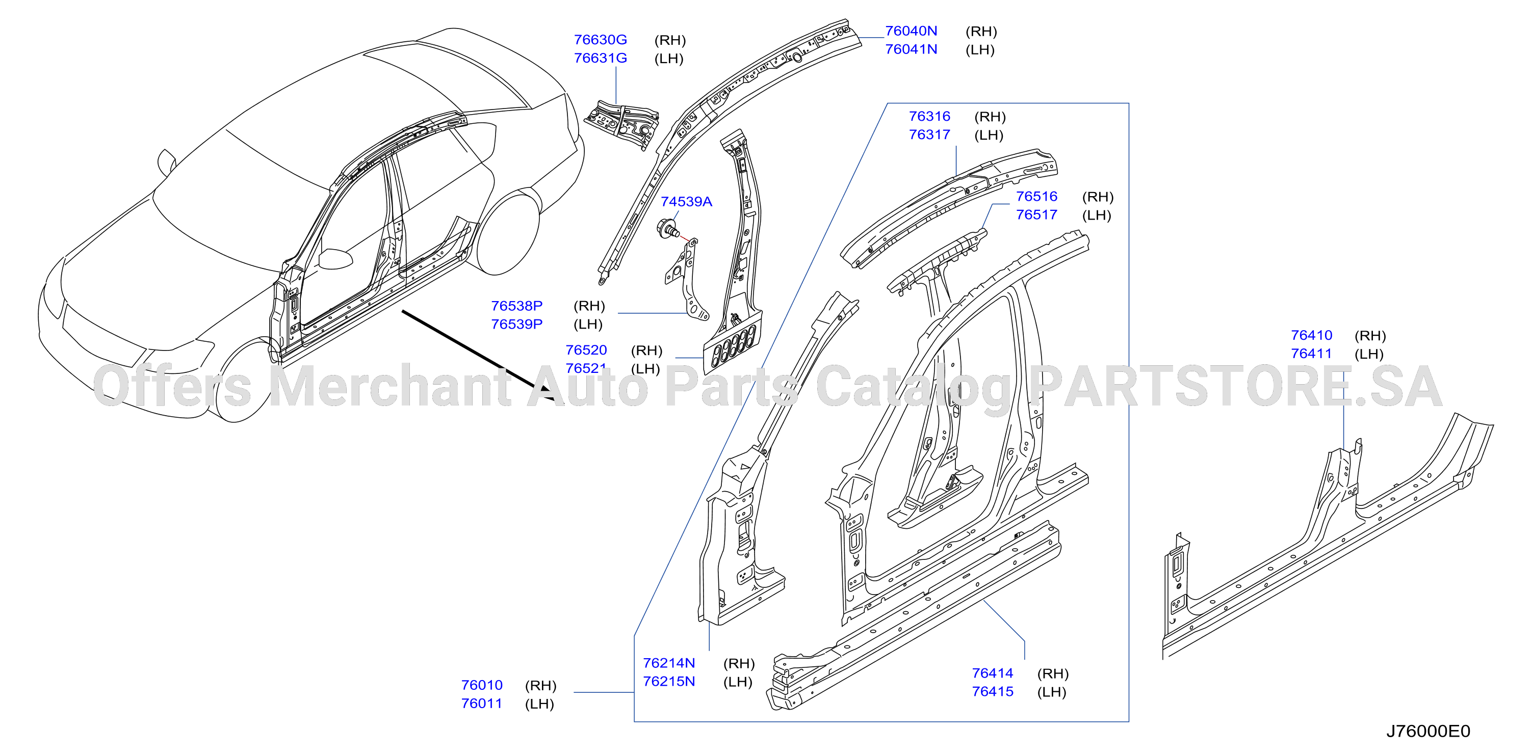 Body Side Panel Front Center