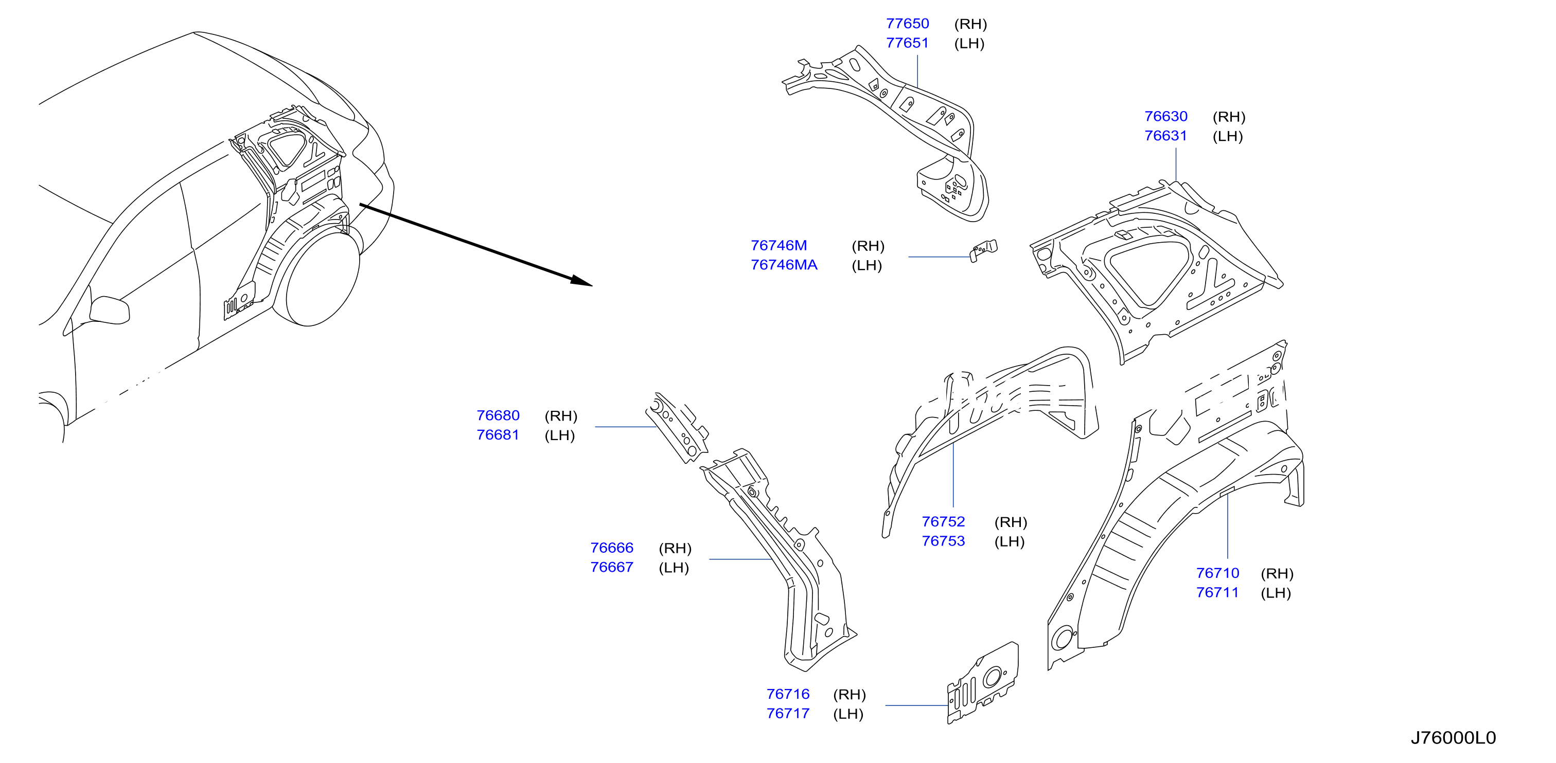 Body Side Panel Rear