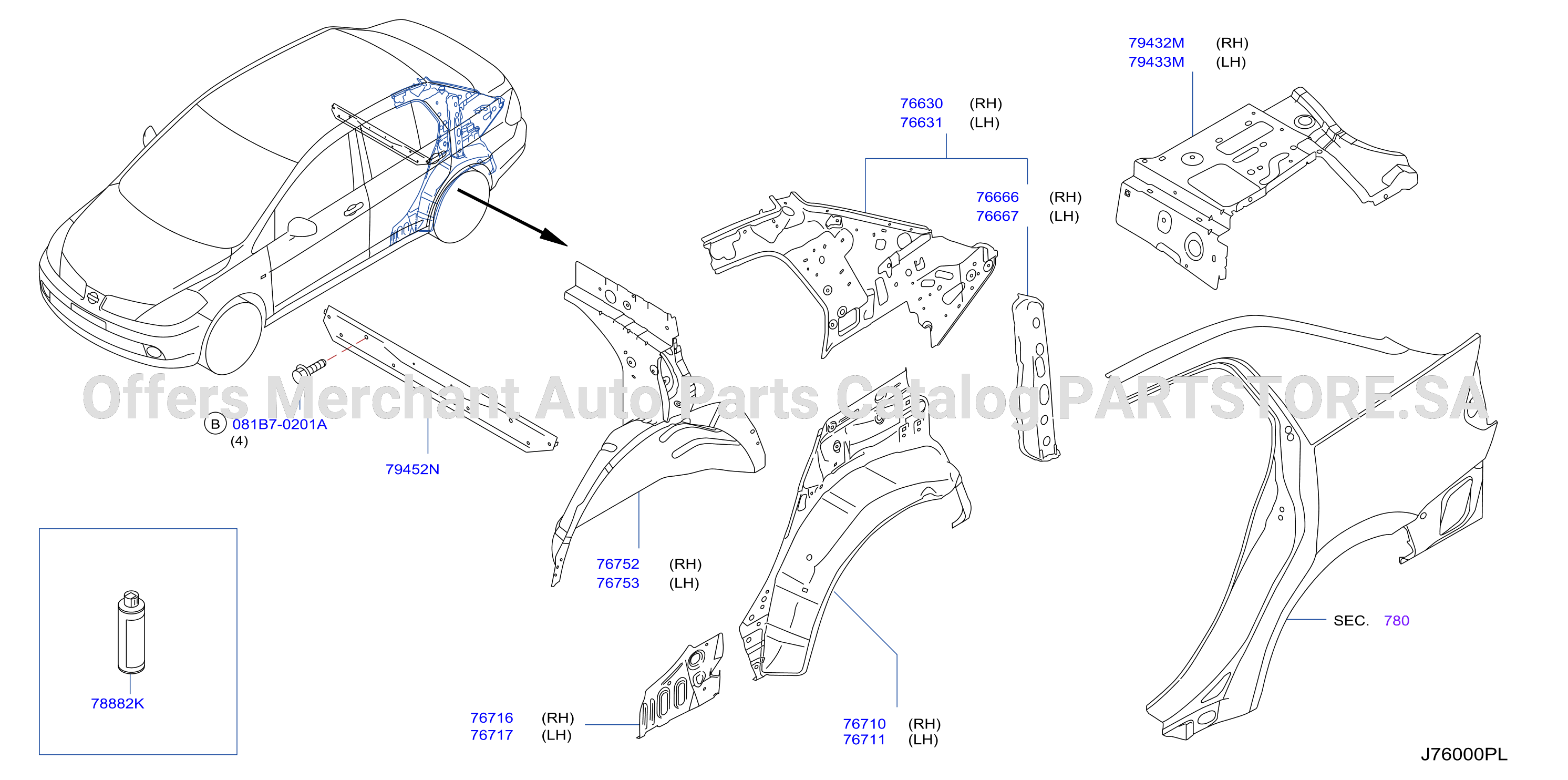 Body Side Panel Rr
