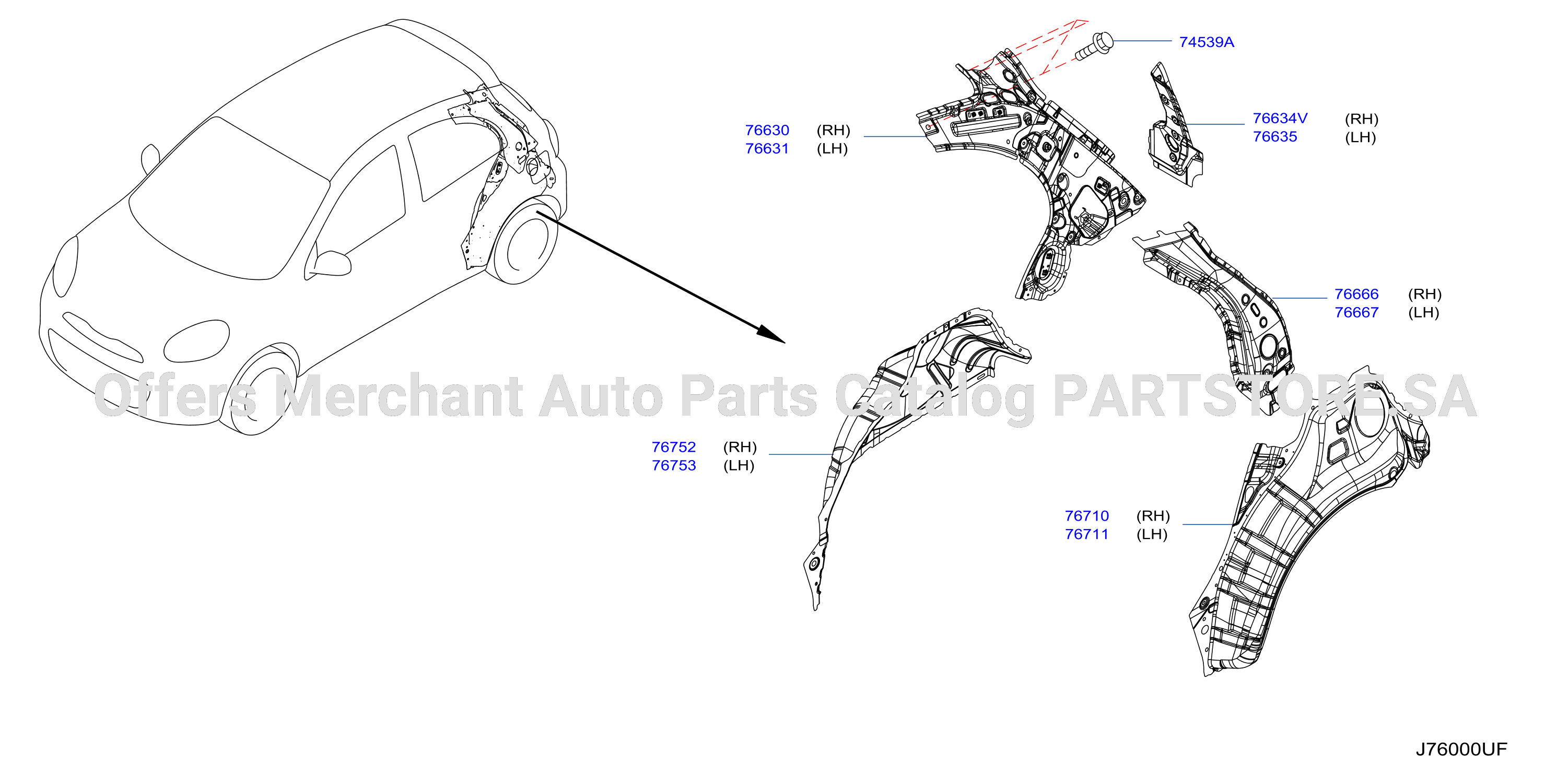 Body Side Panel Rear
