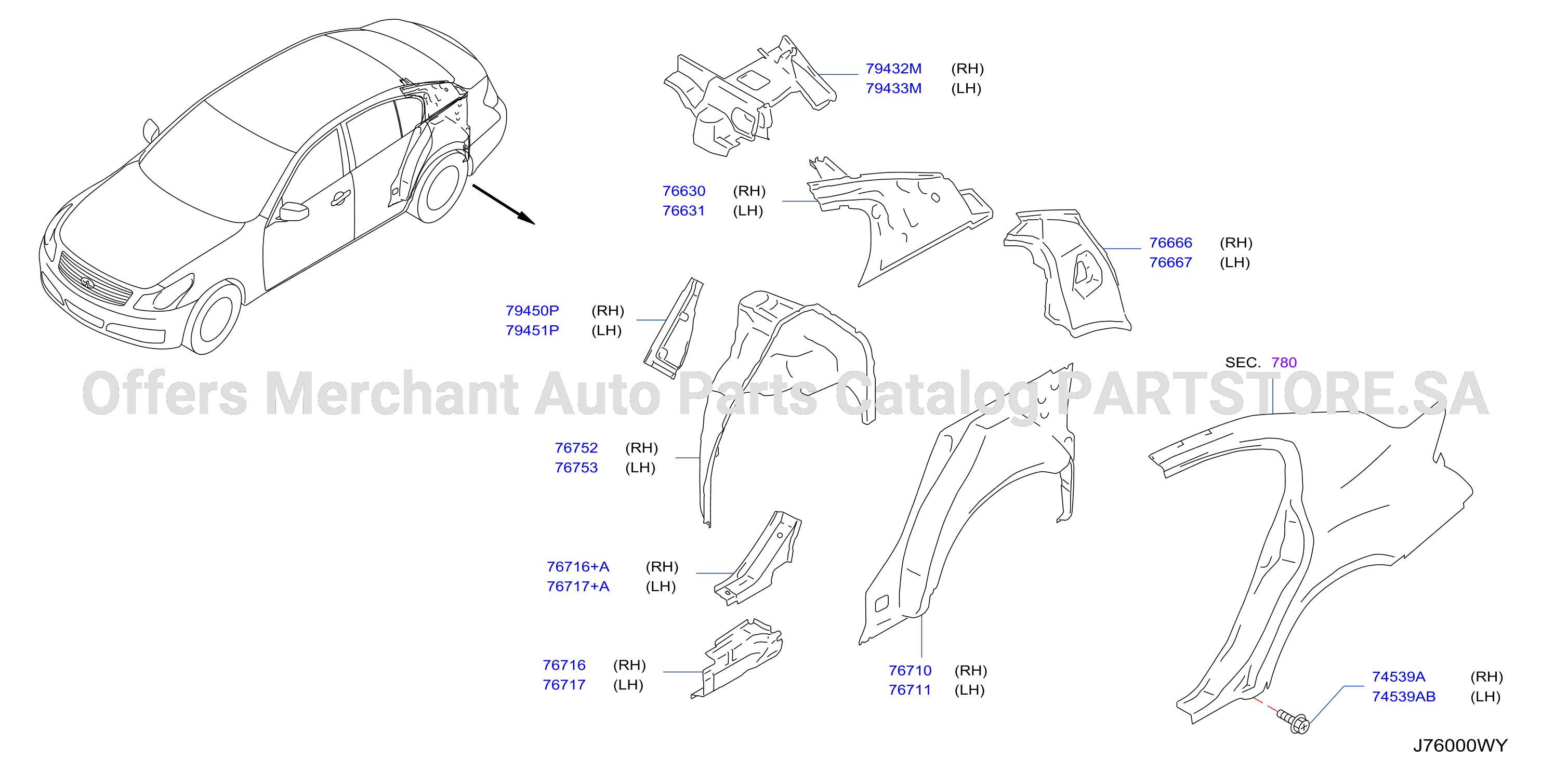Body Side Panel Rear