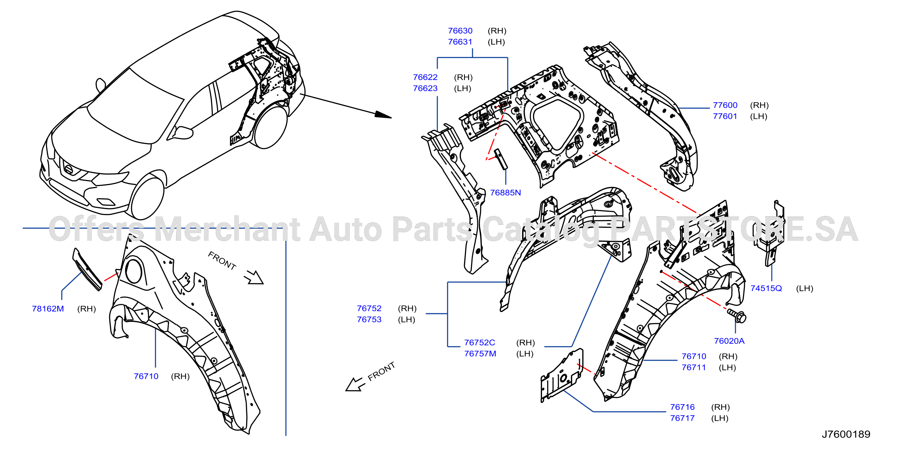 باب خلفي جانبي