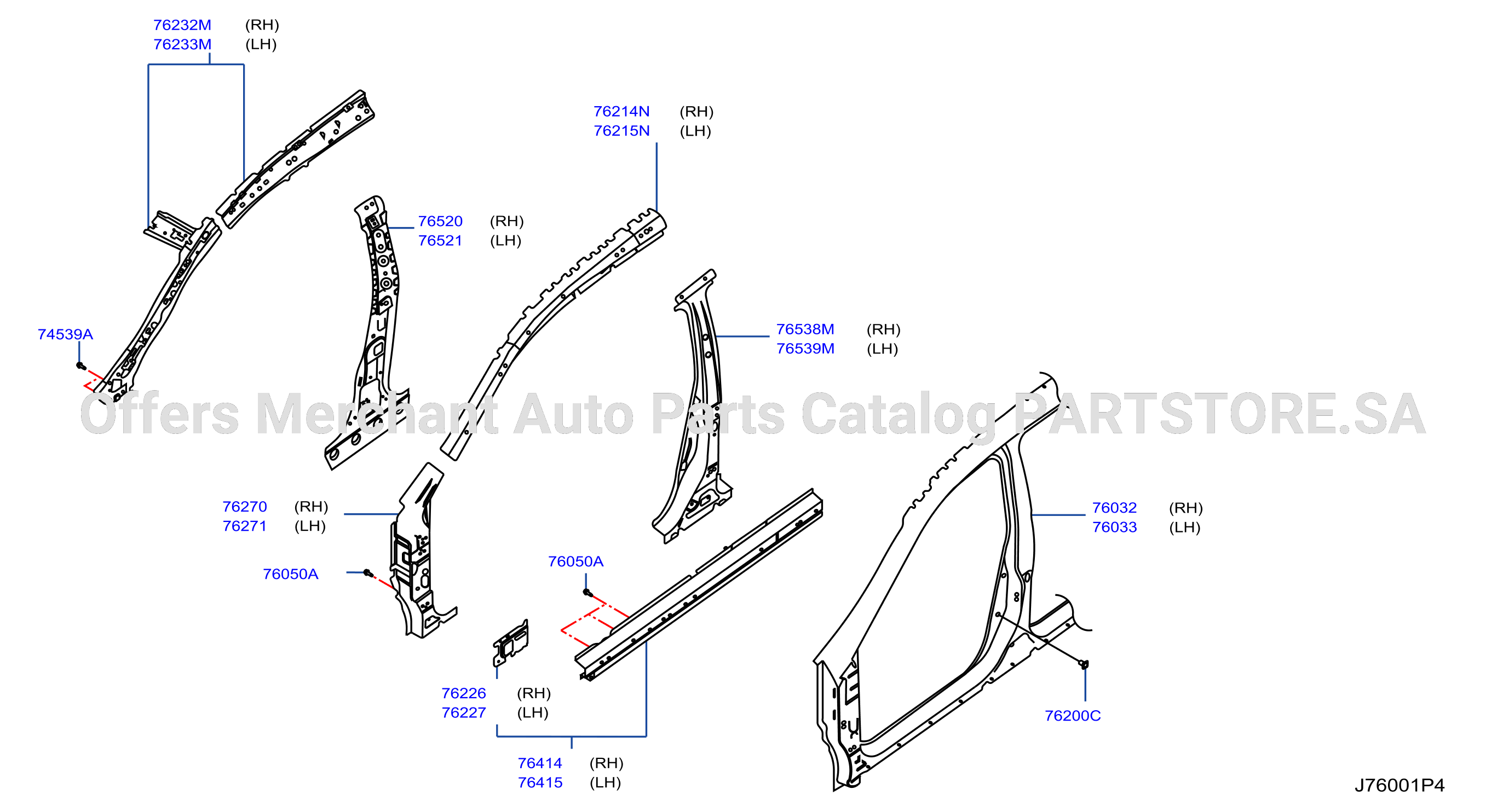 Body Side Panel Korea Front