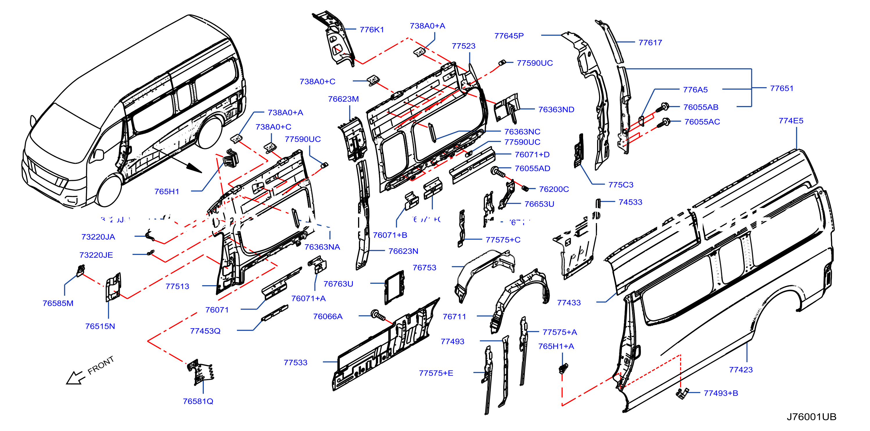 Body Side Panel Lh Rear