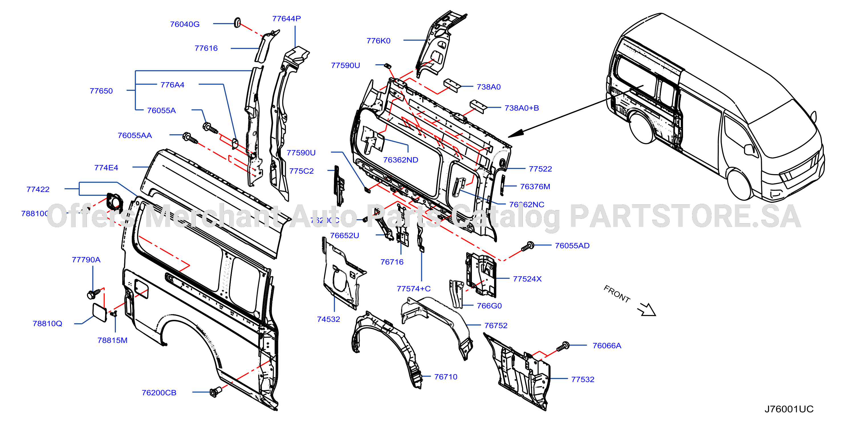 Body Side Panel Rh Rear