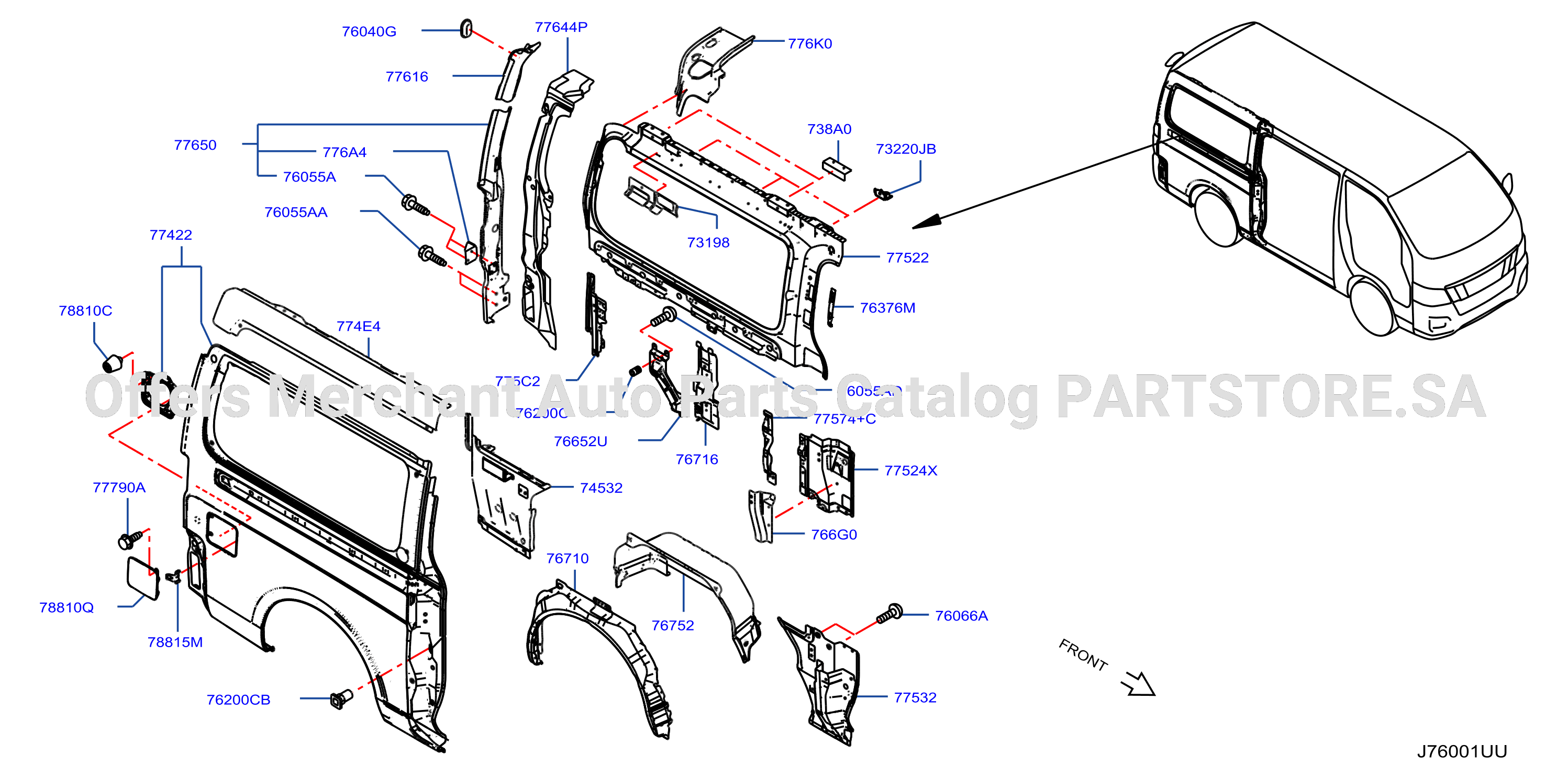 Body Side Panel Rh Rear