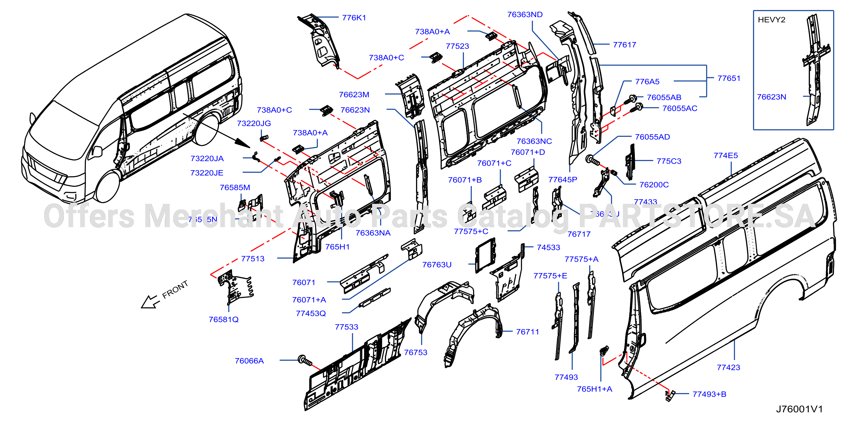 Body Side Panel Lh Rear