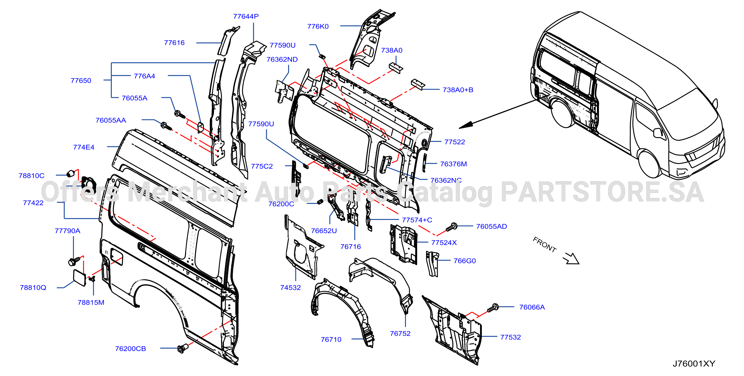 Body Side Panel Rh Rear