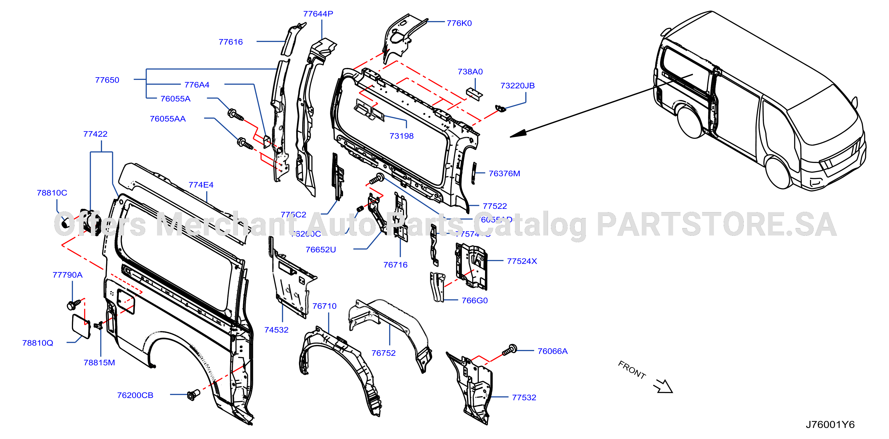 Body Side Panel Rh Rear