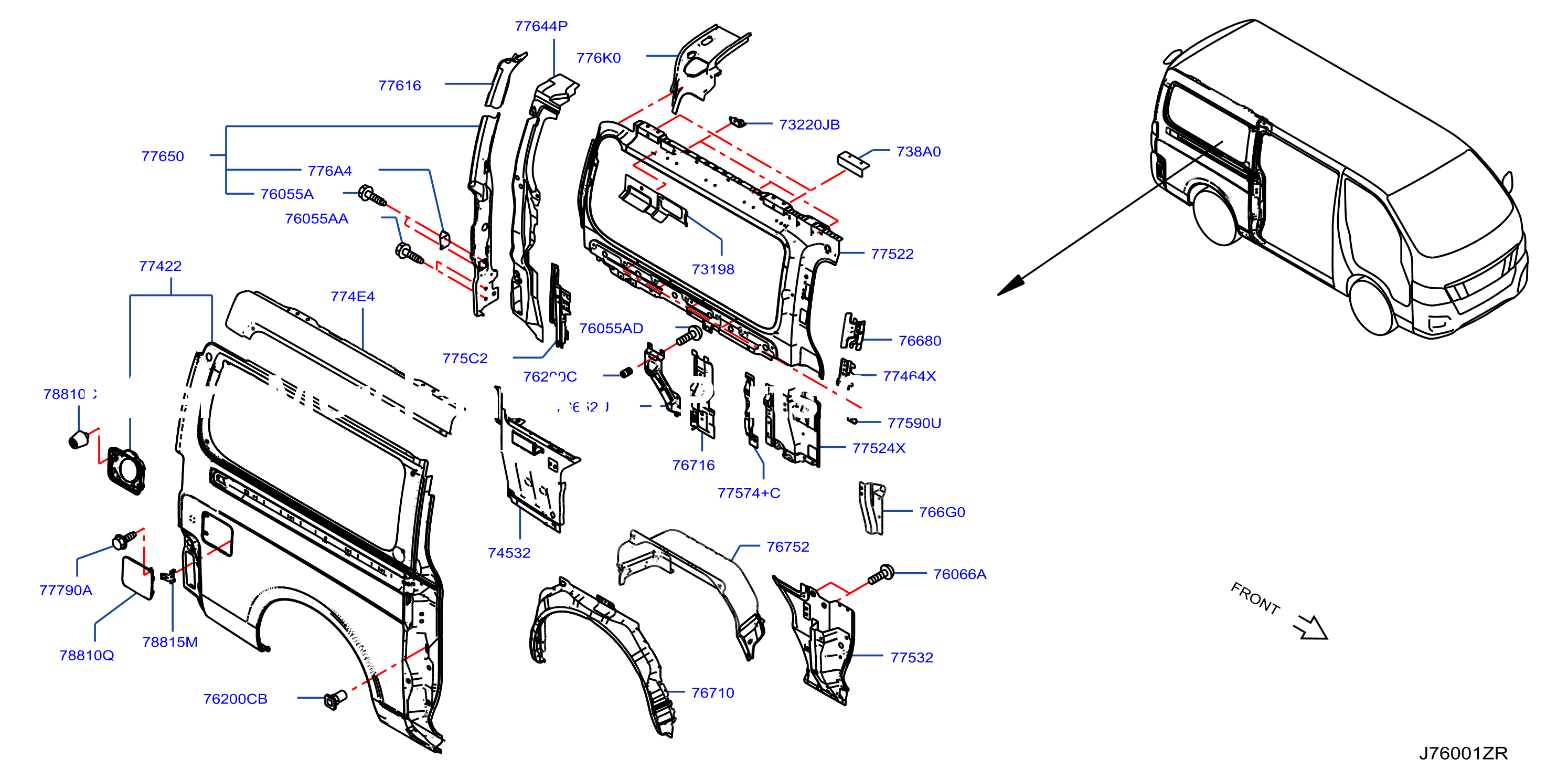Body Side Panel Rh Rear