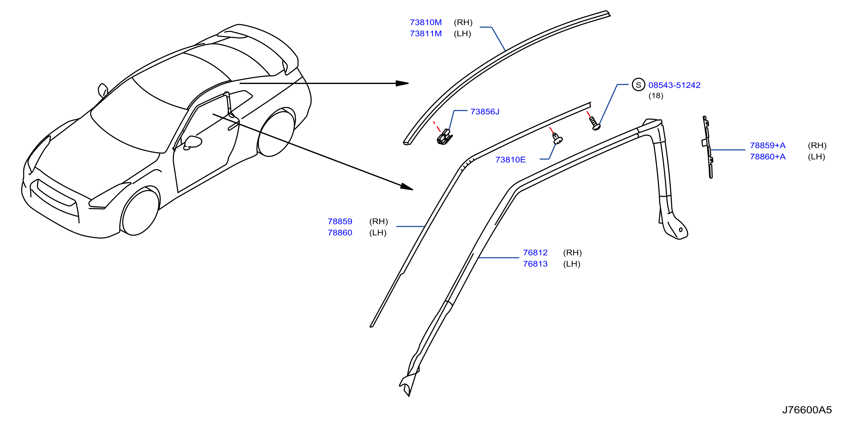 Body Side Moulding Std