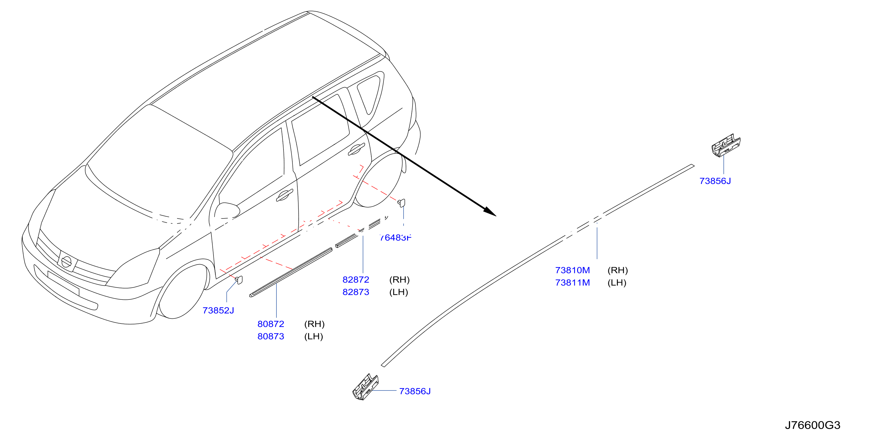 Body Side Moulding Suv Look