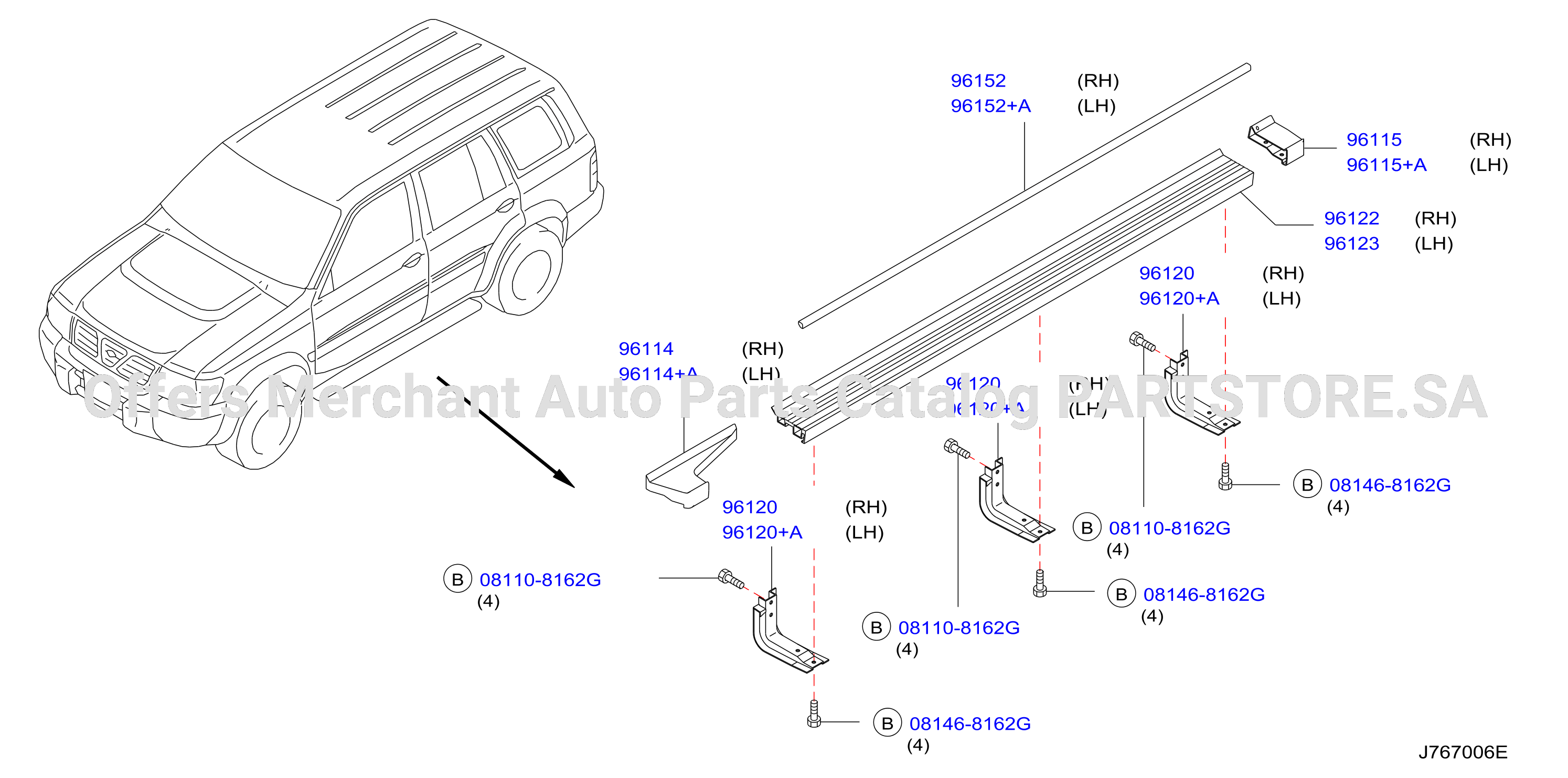 Body Side Fitting Mat Guard Side Protector