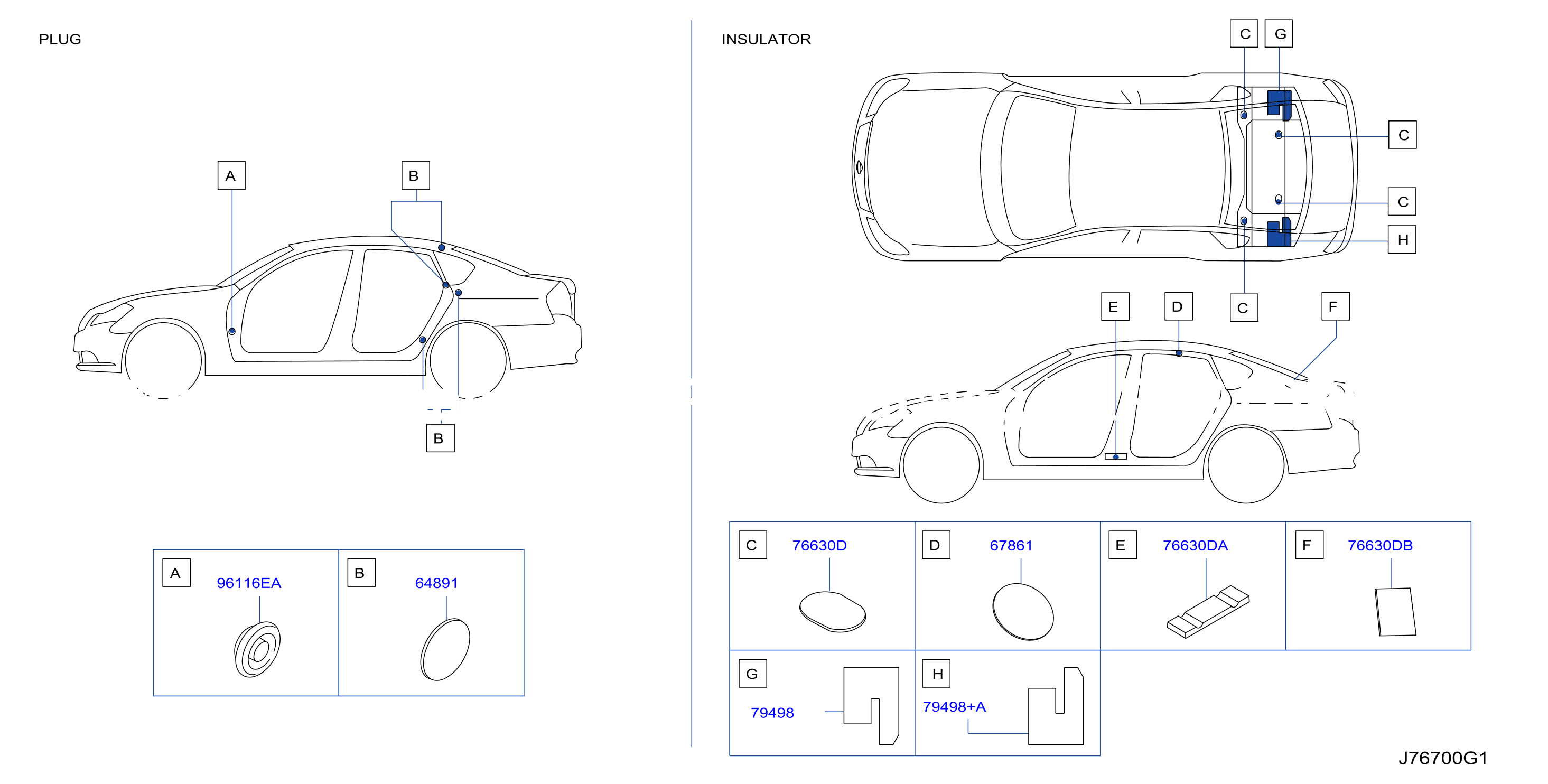 Body Side Fitting Plug
