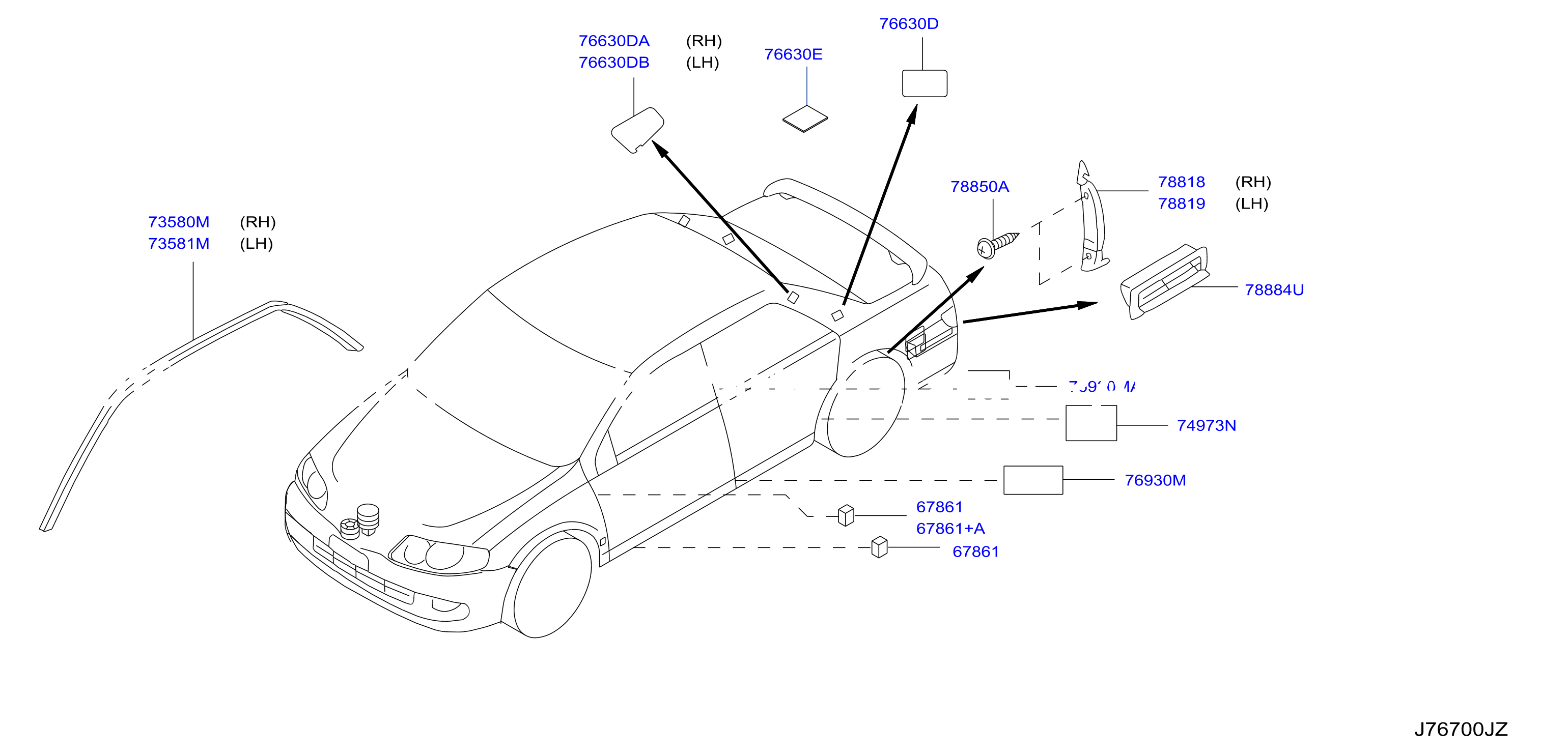 Body Side Fitting Fitting Parts