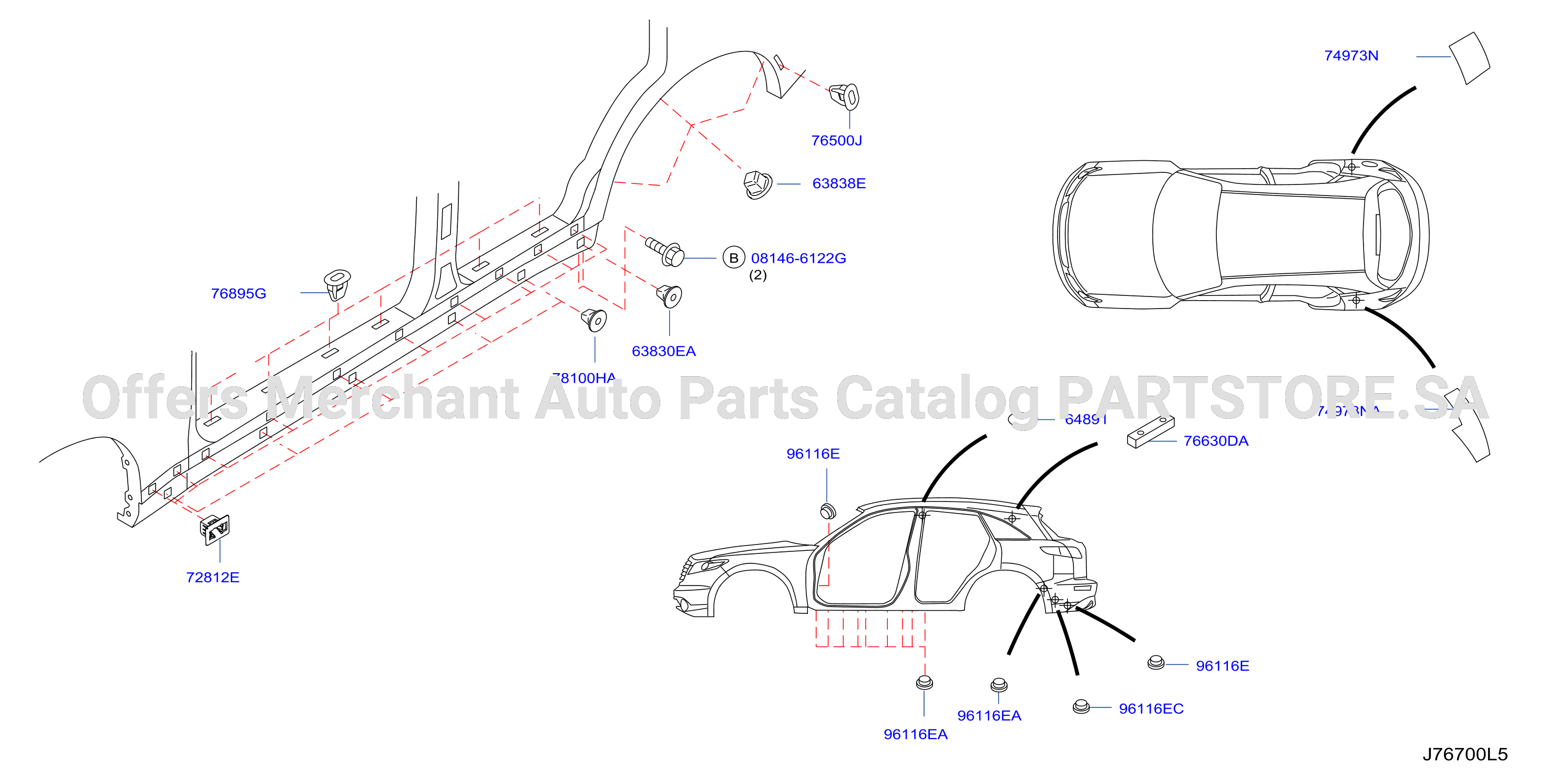 Body Side Fitting Plug Insulator