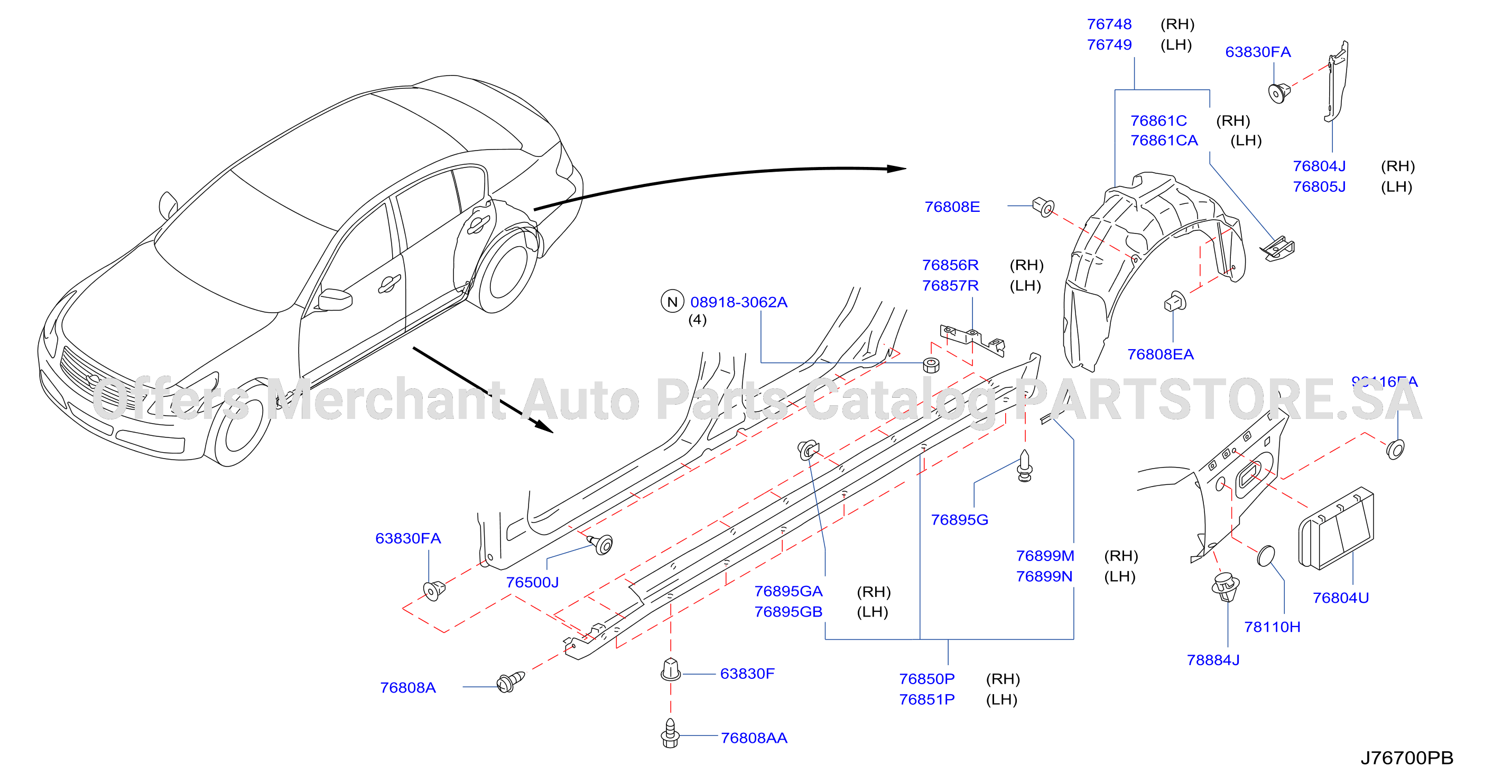 Body Side Fitting No 1