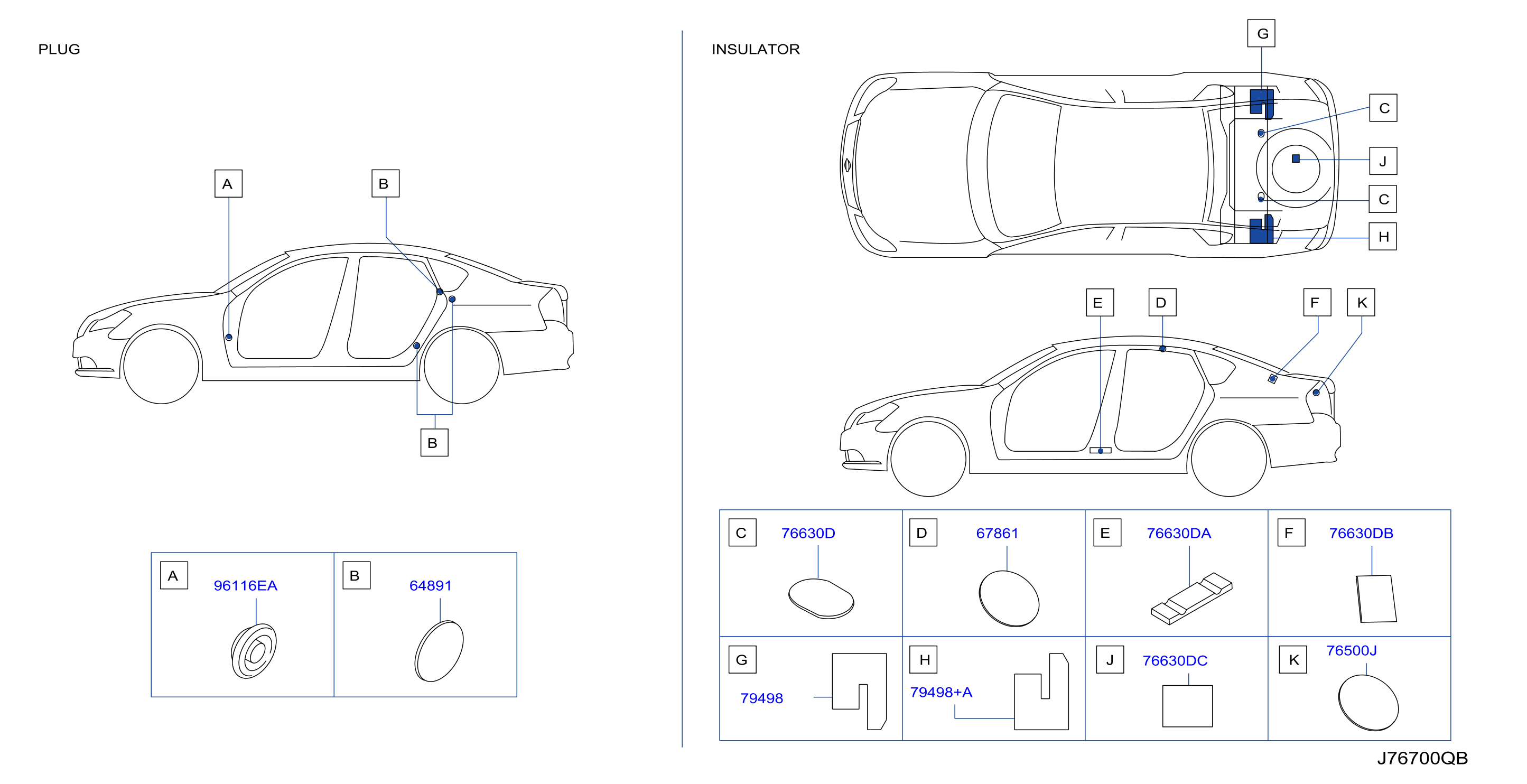 Body Side Fitting Plug