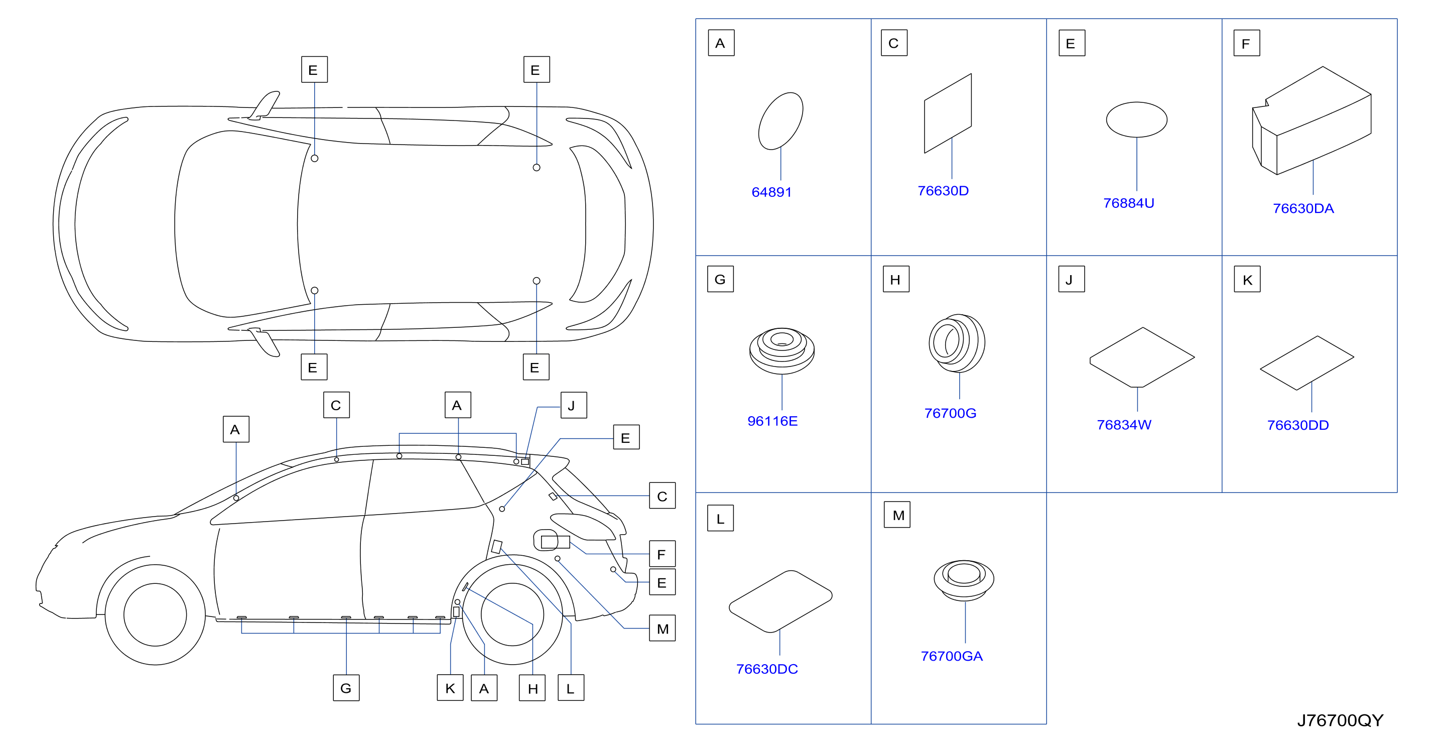 Body Side Fitting Plug