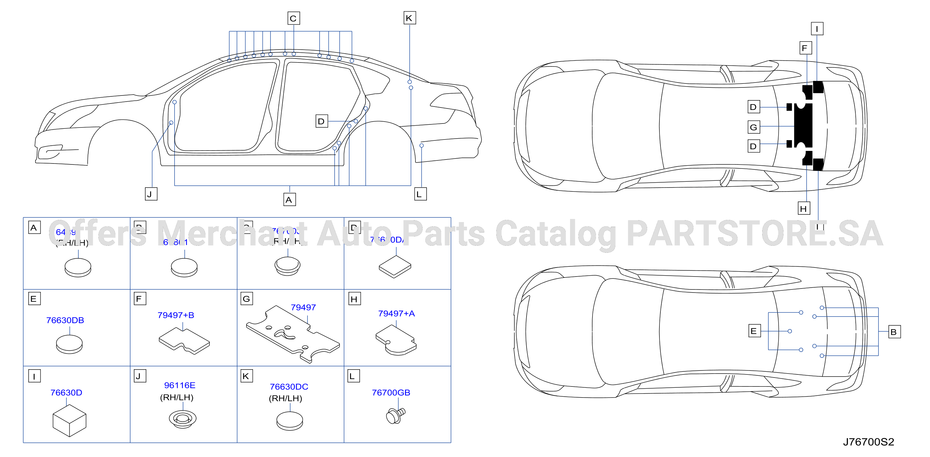 Body Side Fitting Plug
