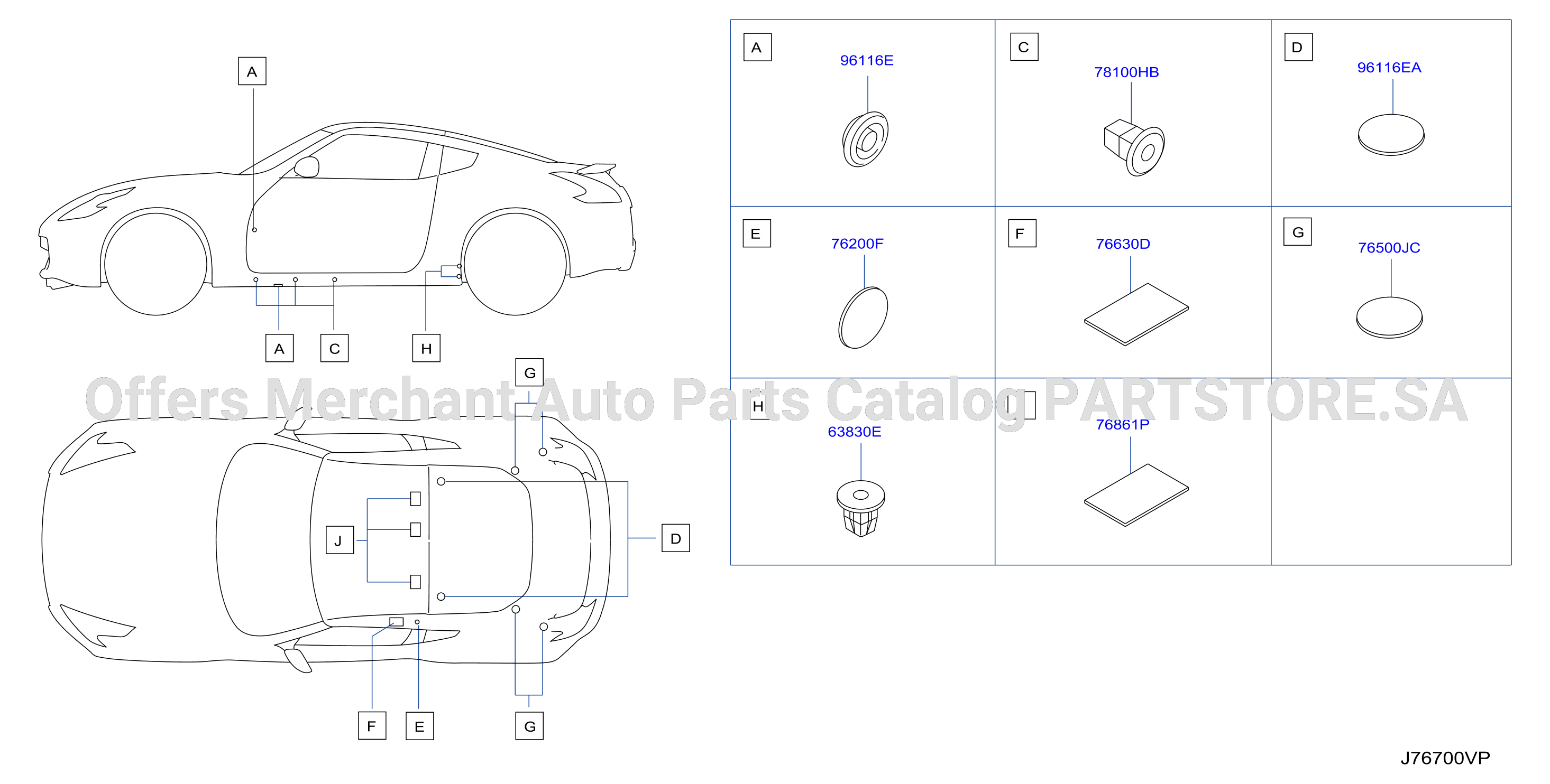 Body Side Fitting Plug