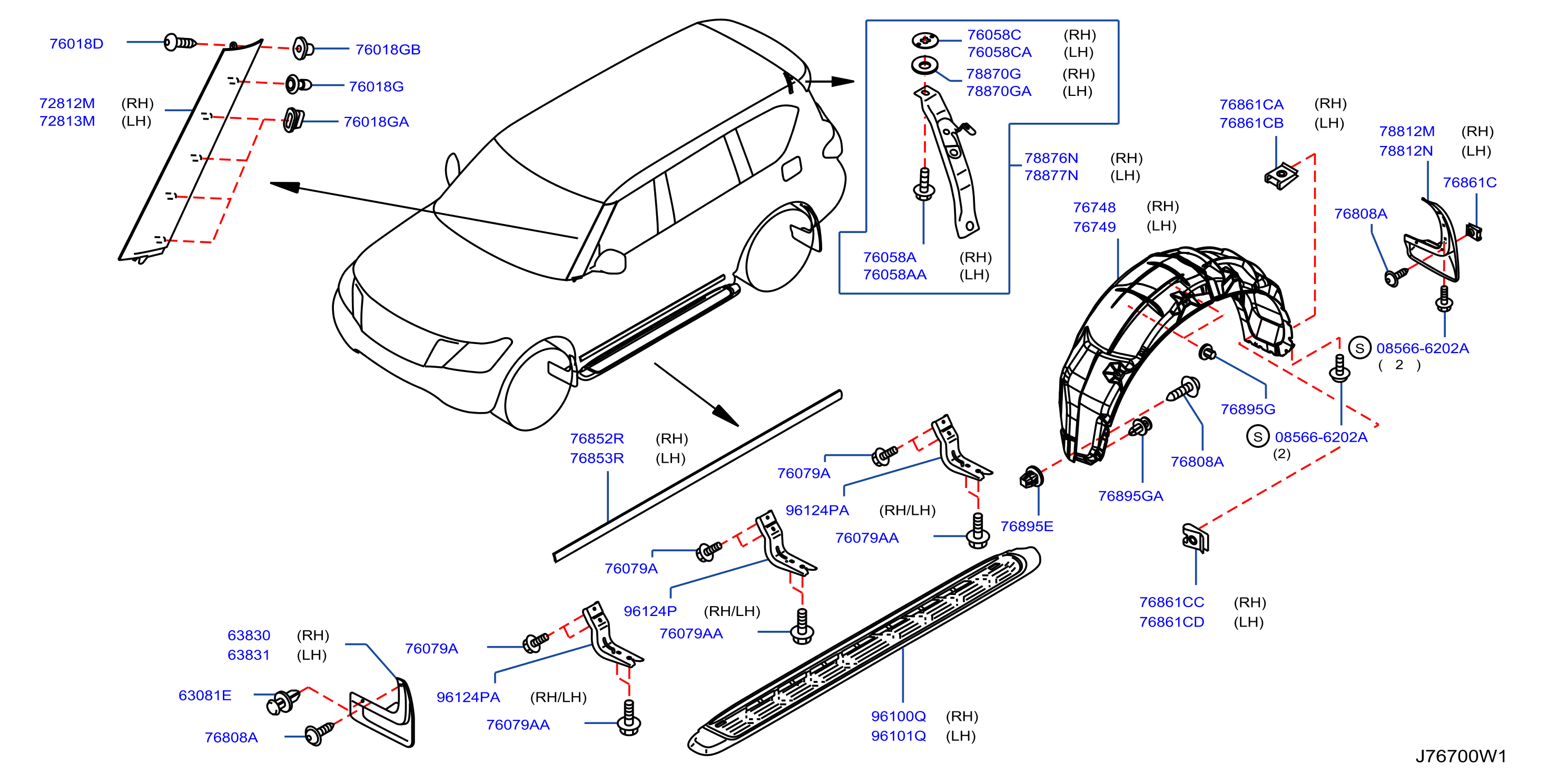 Body Side Fitting Body Side