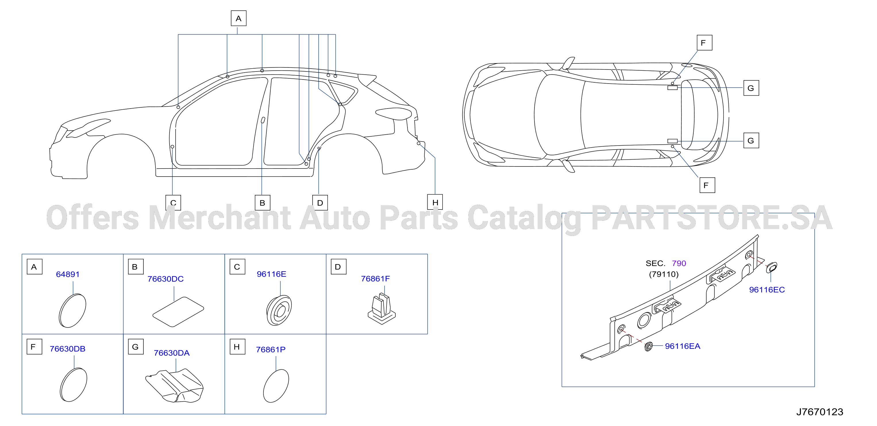 Body Side Fitting Plug