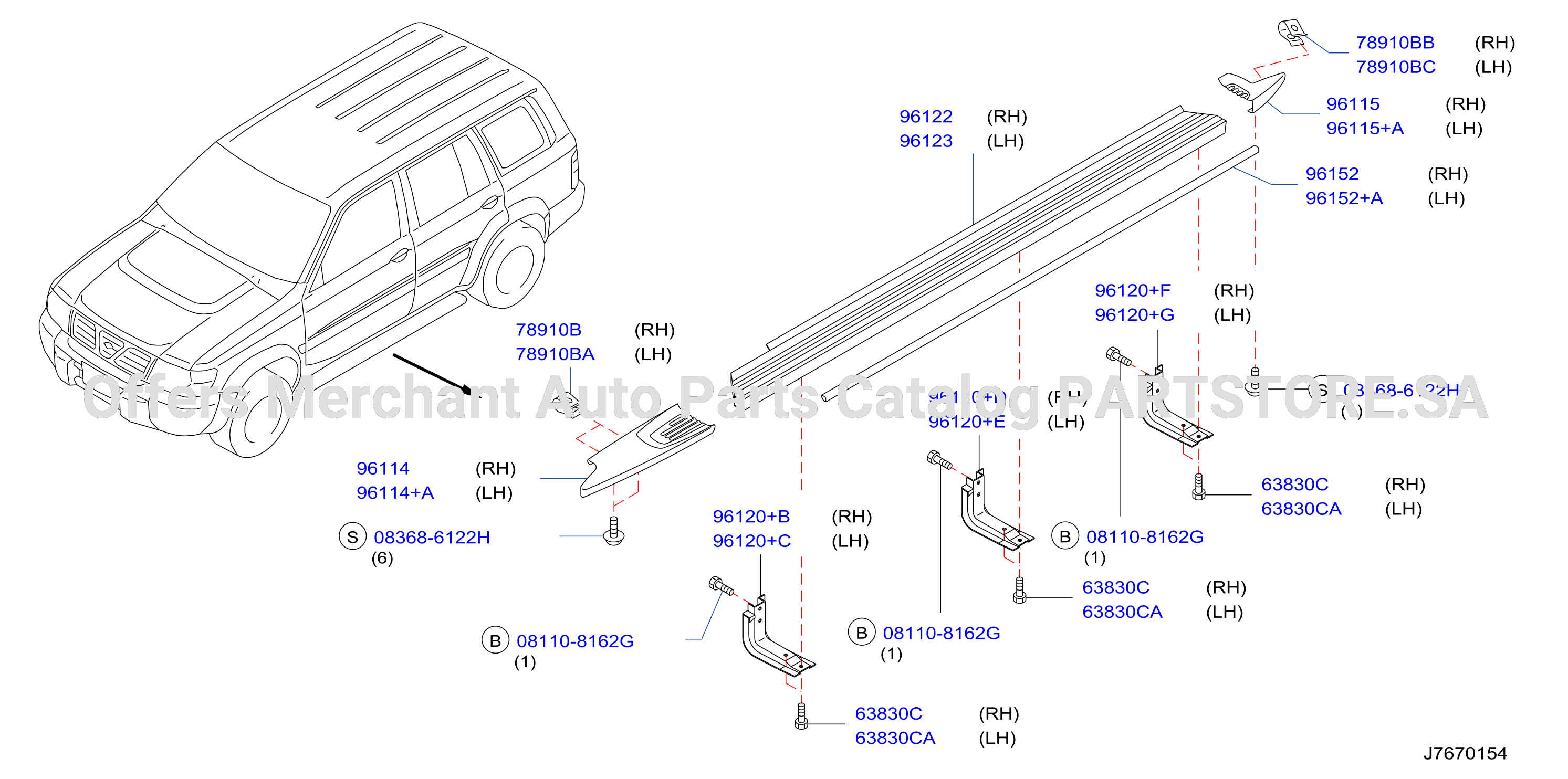 Body Side Fitting Mat Guard Side Protector
