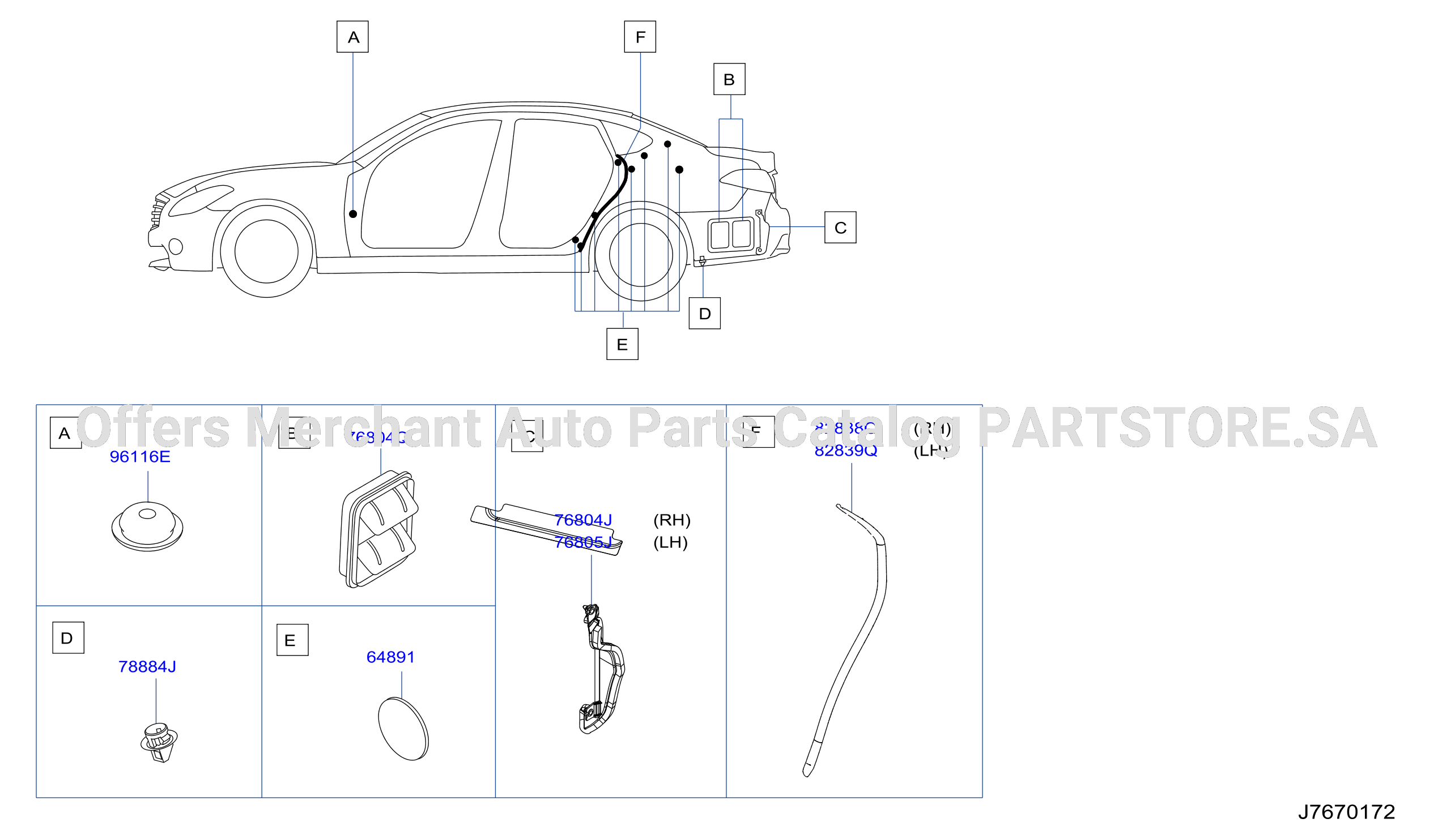 Body Side Fitting Plug