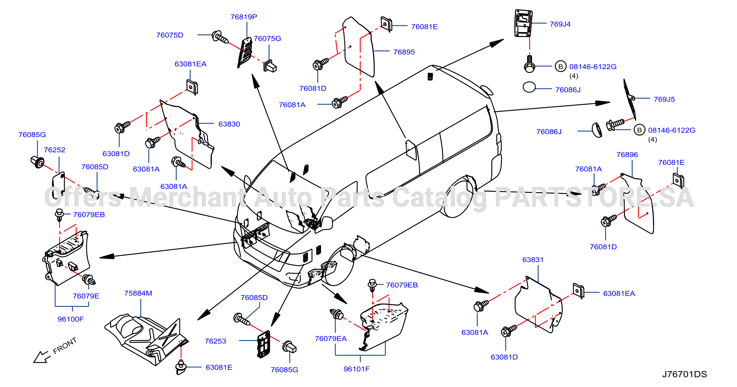 Body Side Fitting Fitting Parts