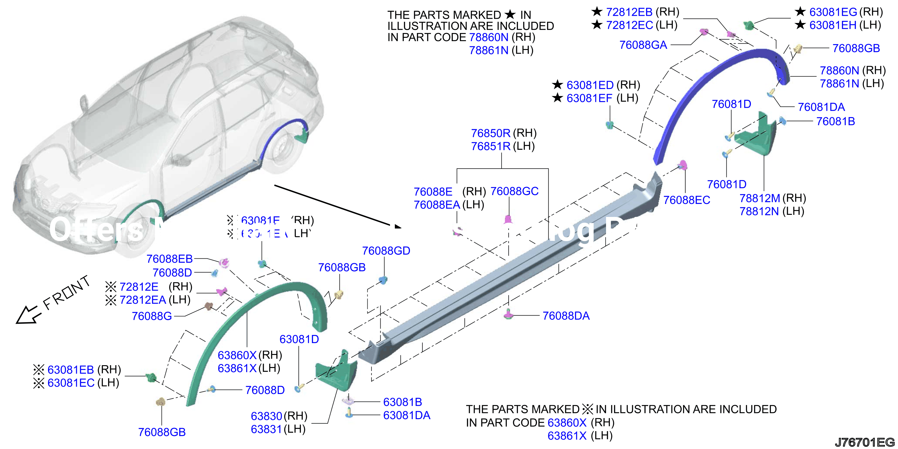 Body Side Fitting Fitting Parts