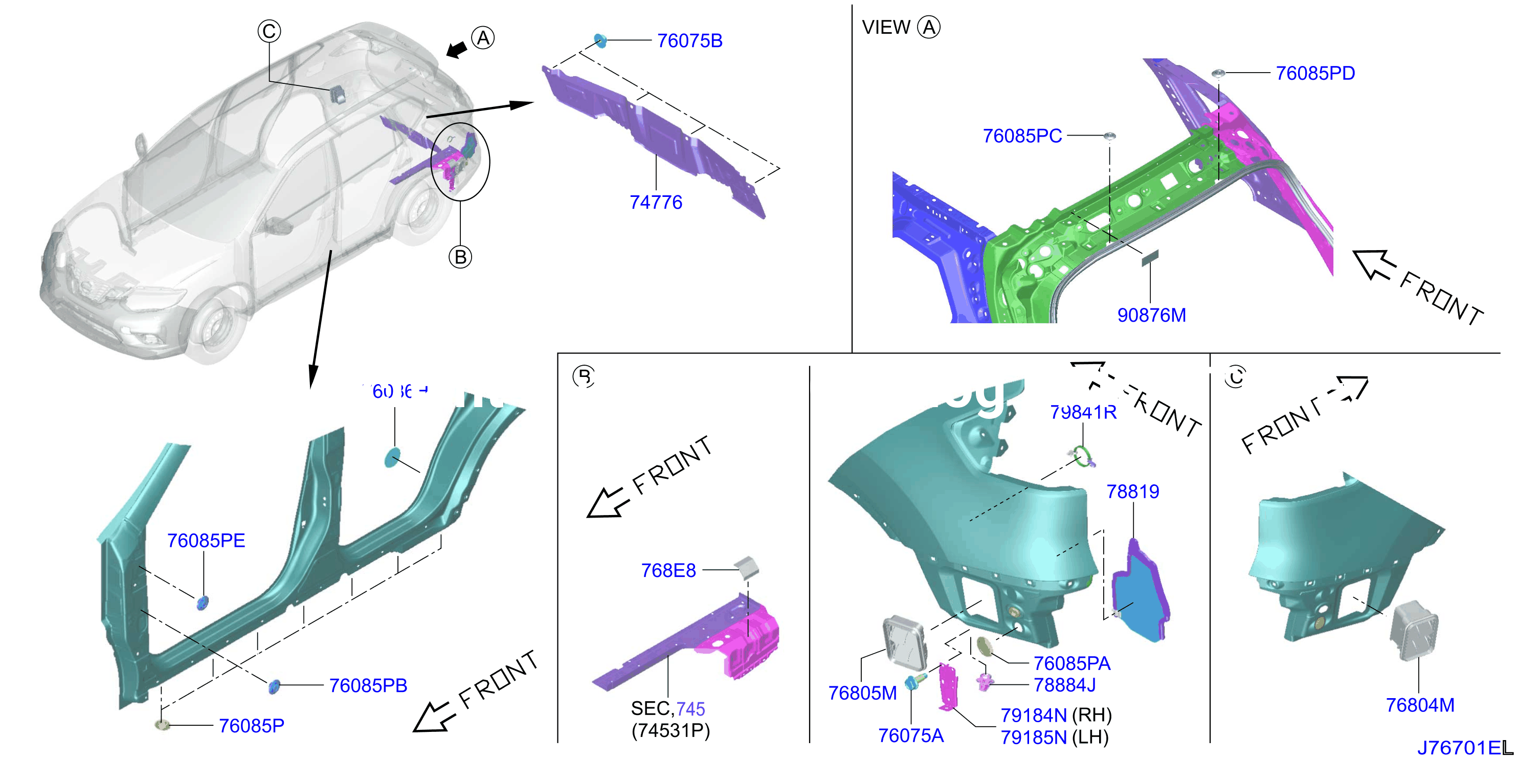 Body Side Fitting Plug