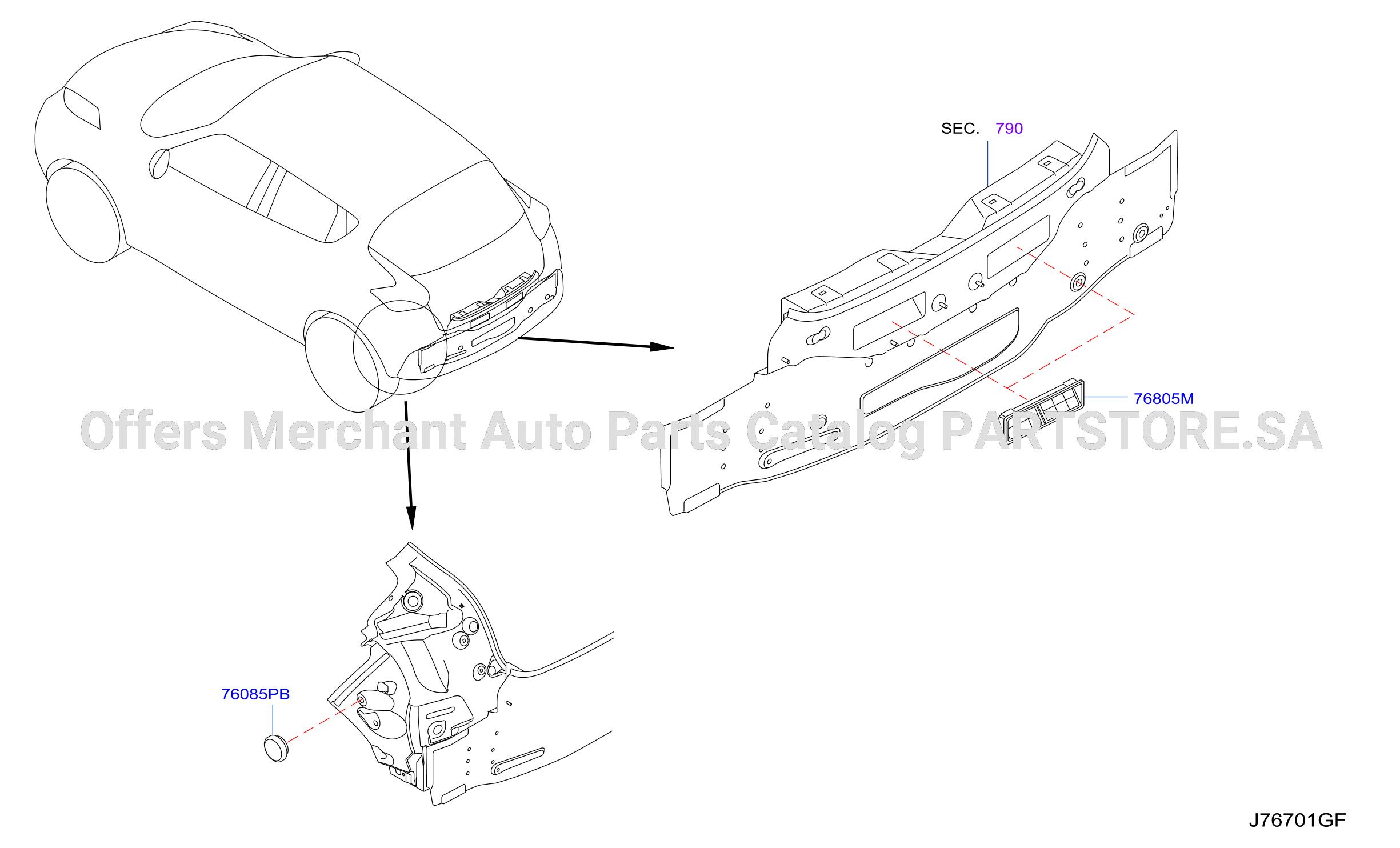 Body Side Fitting Plug