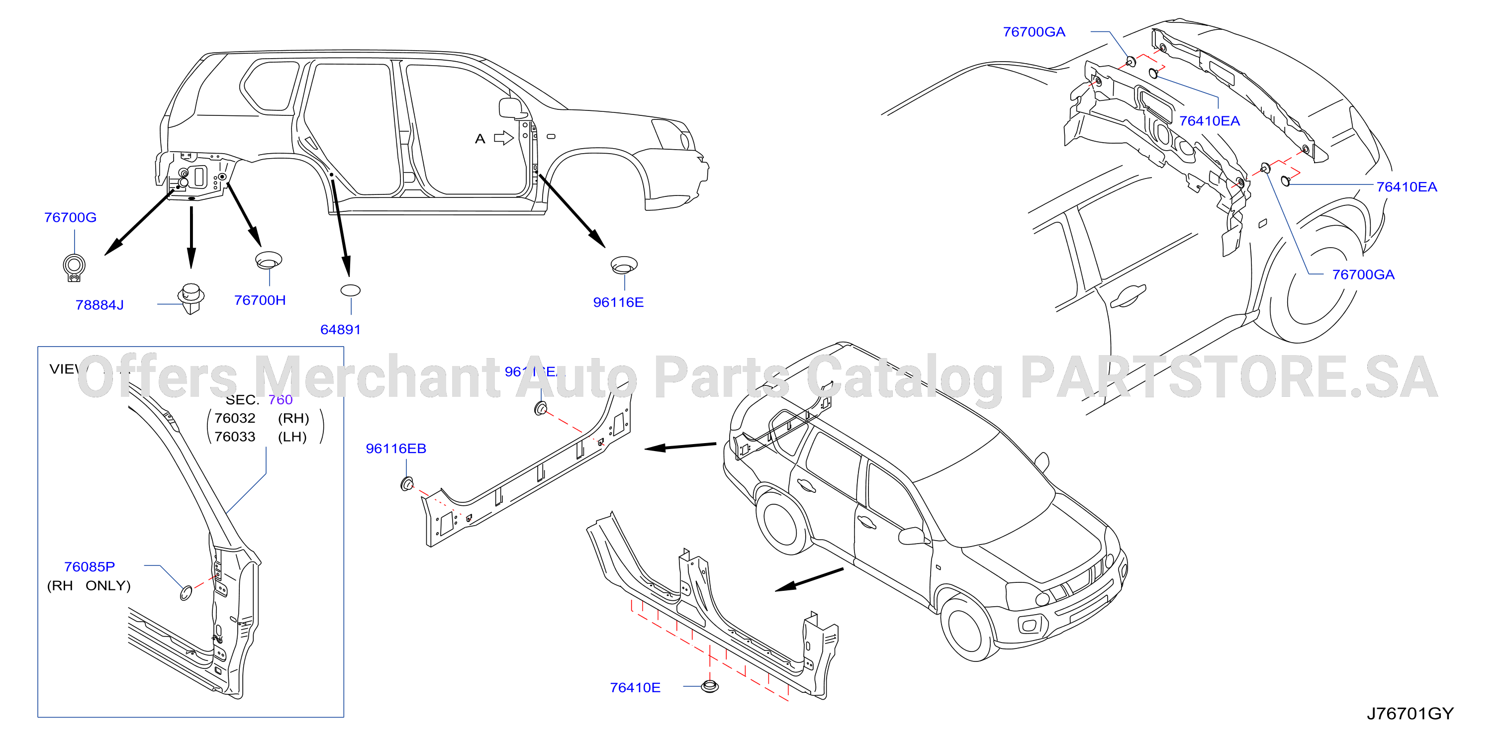 Body Side Fitting Plug