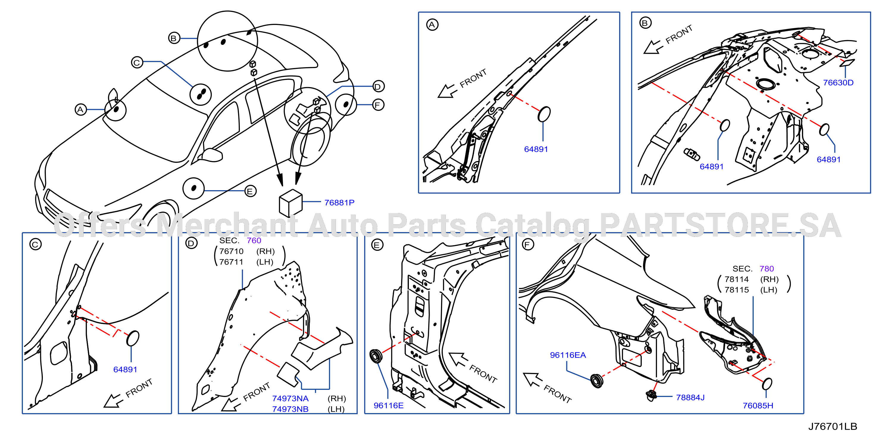 Body Side Fitting Plug Insulator