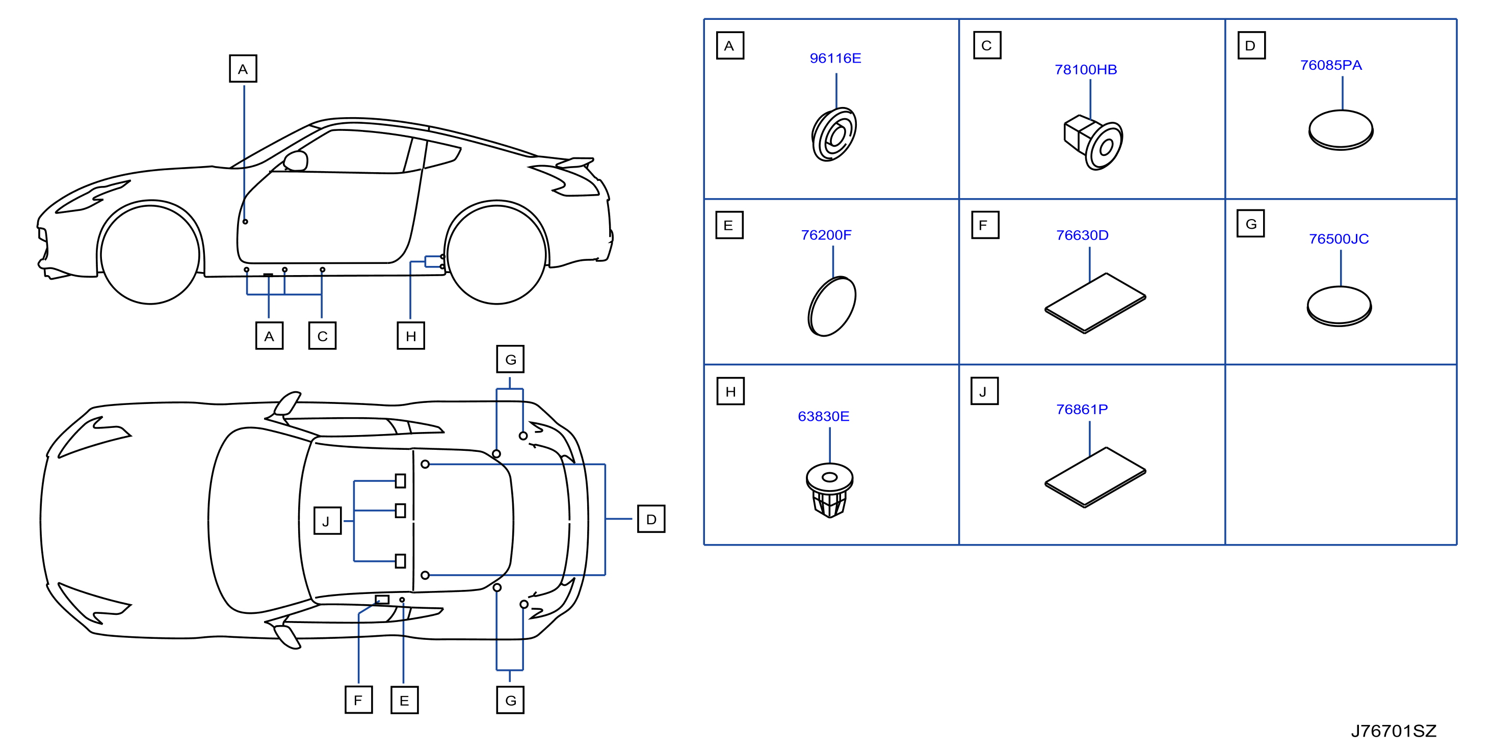 Body Side Fitting Plug