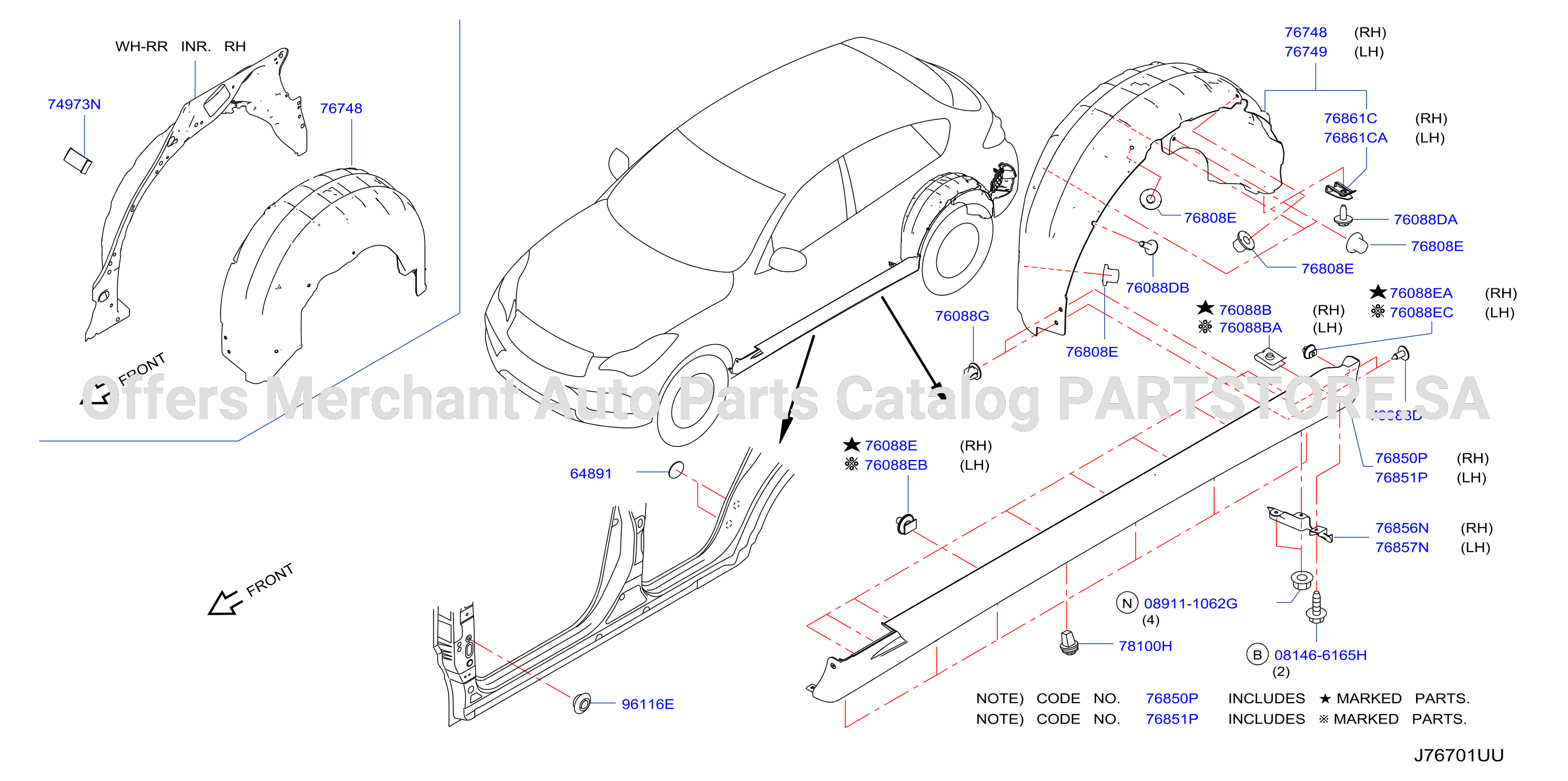 Body Side Fitting Fitting 1