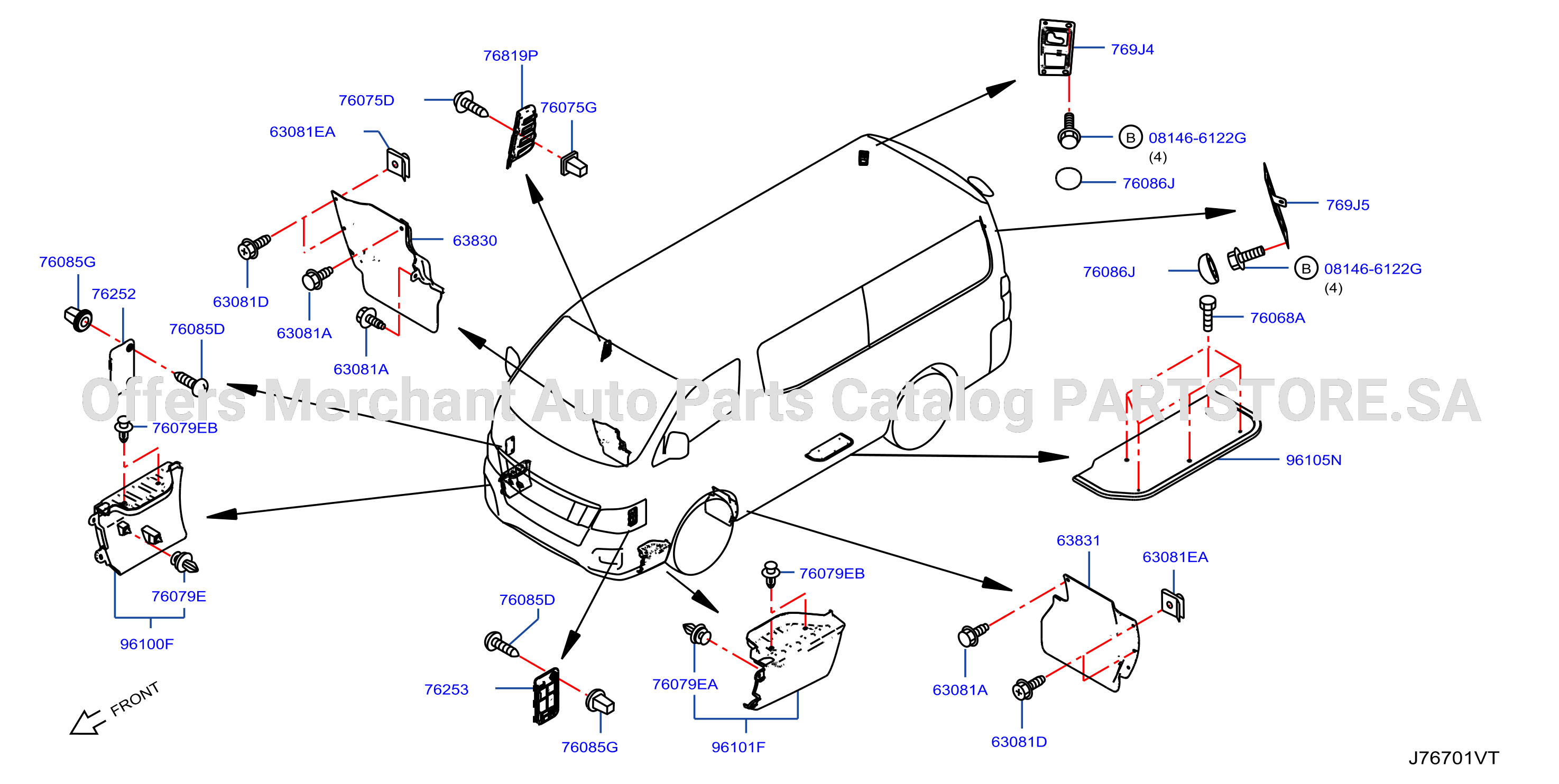 Body Side Fitting Fitting Parts