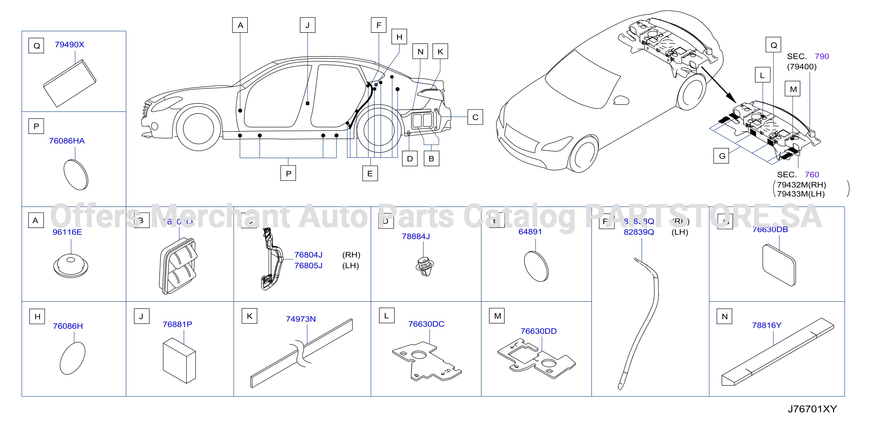 Body Side Fitting Plug