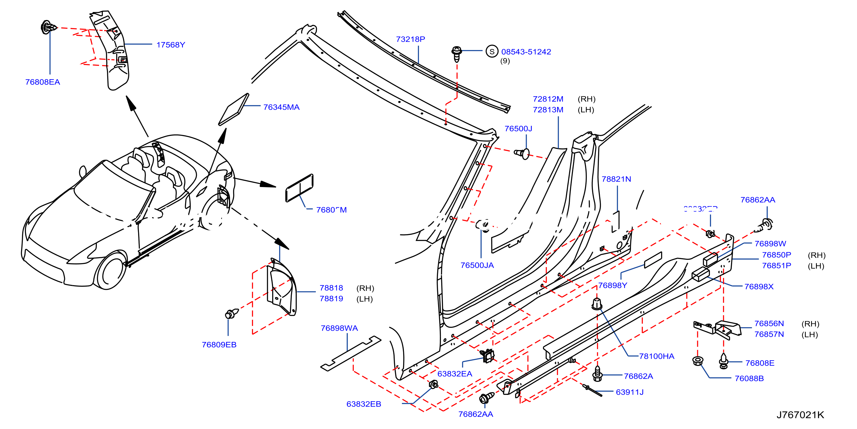 Body Side Fitting Fitting Part No 1