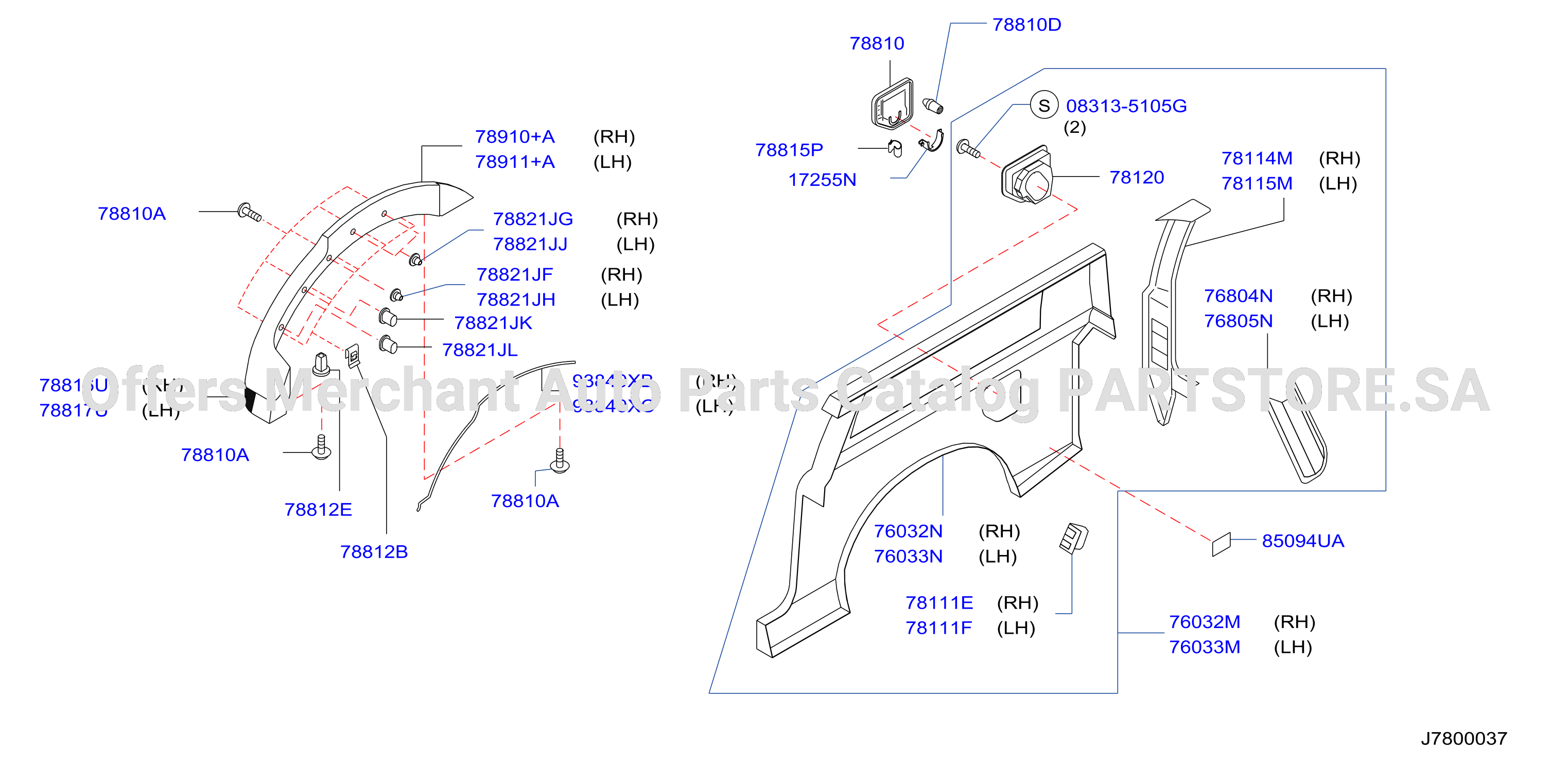 Rear Fender Fitting