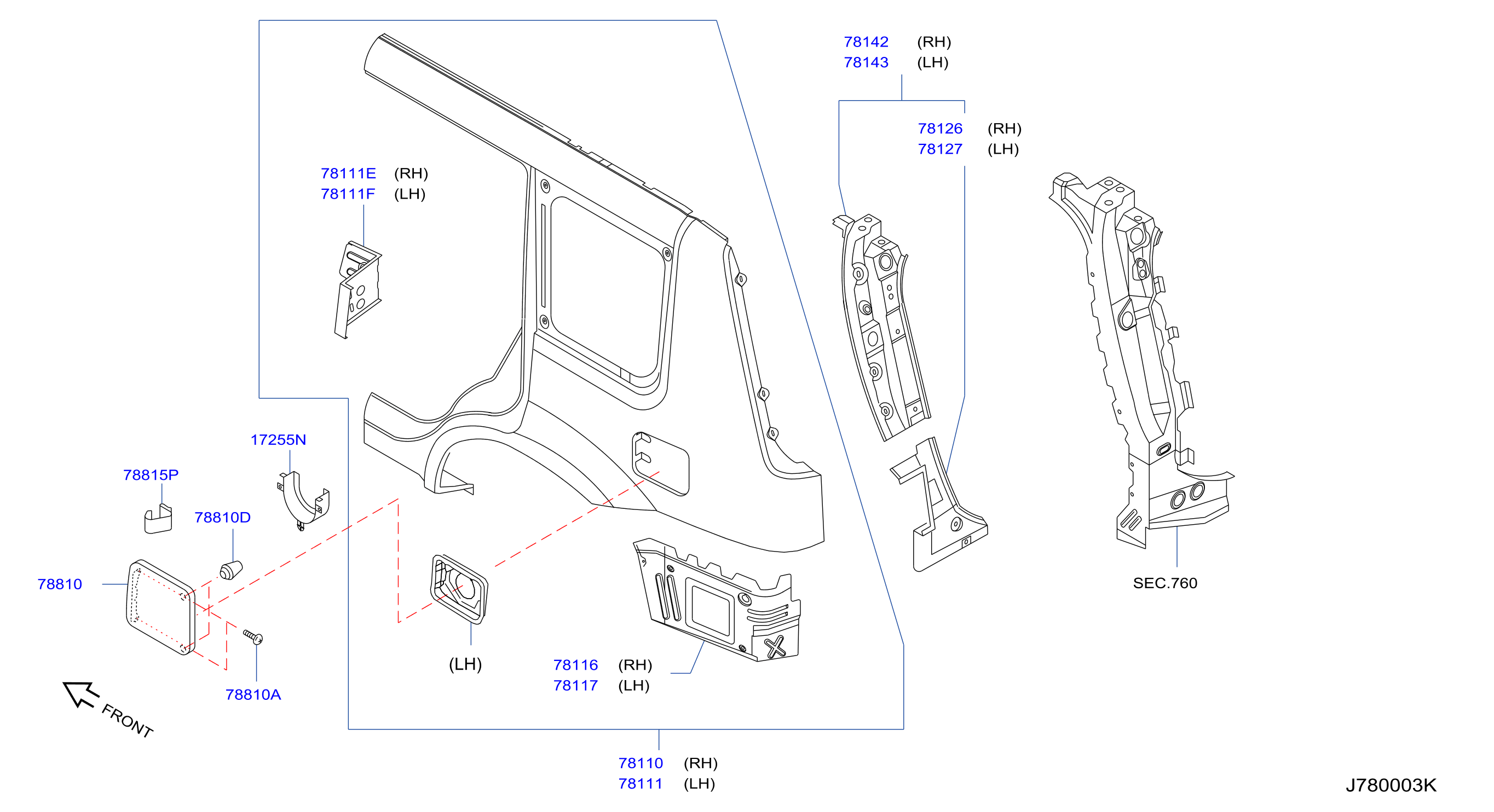 Rear Fender Fitting