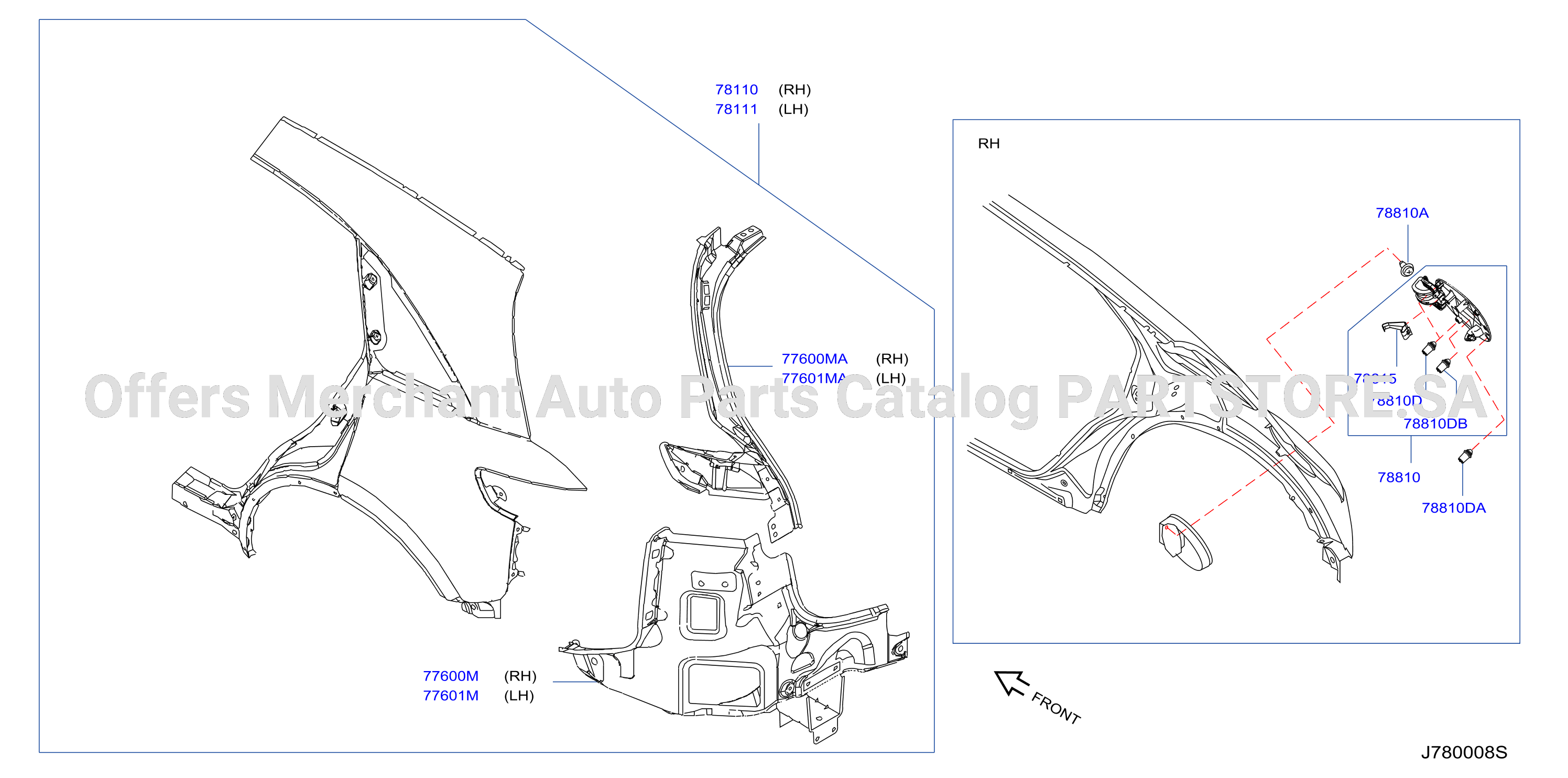 Rear Fender Fitting