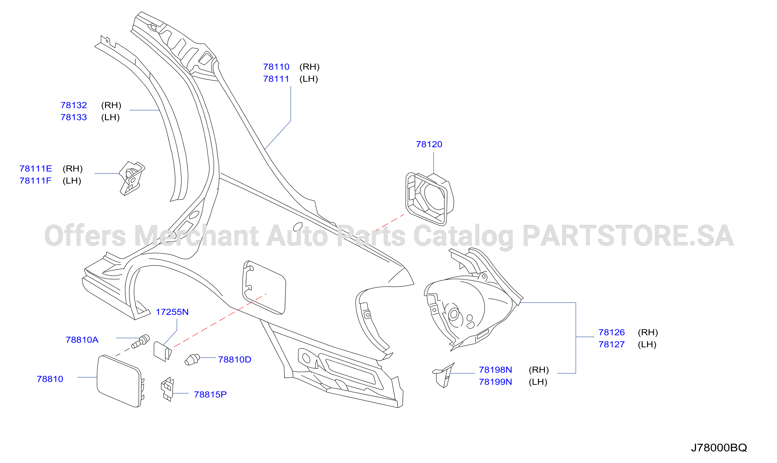 Rear Fender Fitting