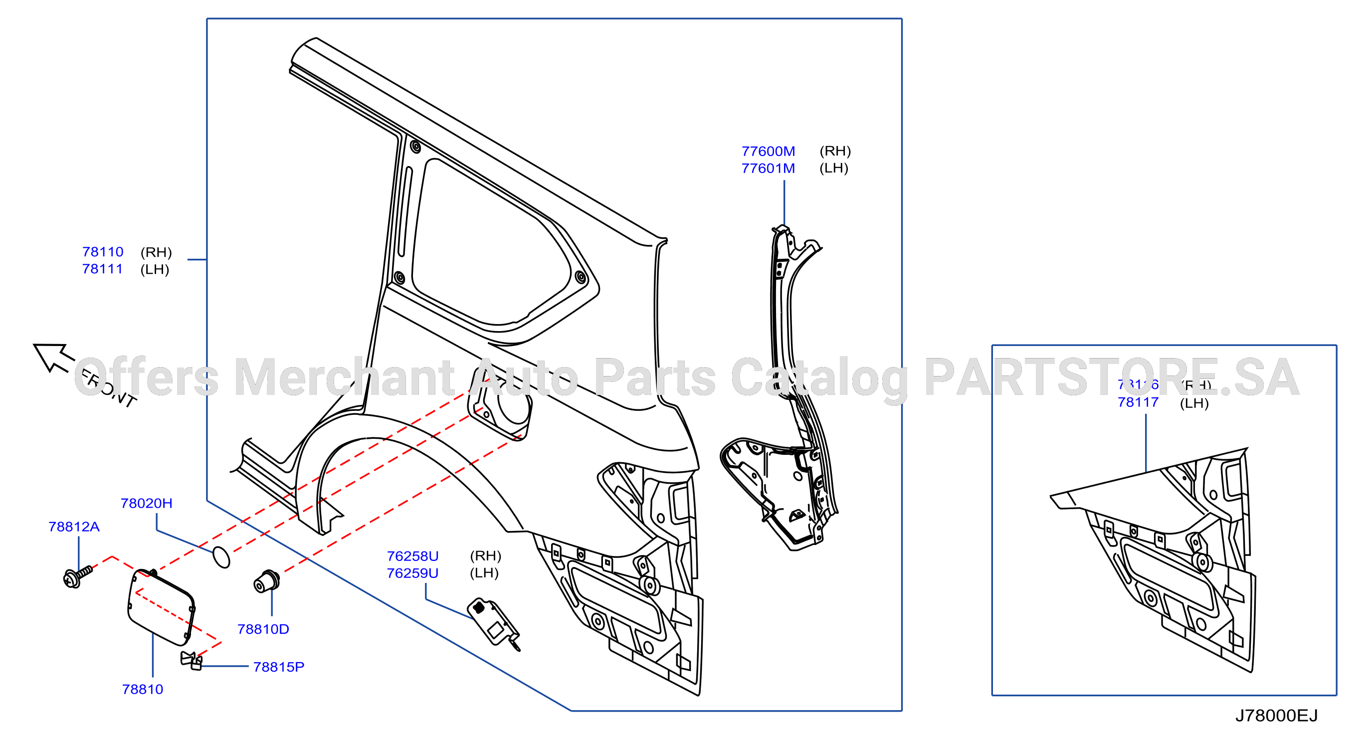 Rear Fender Fitting