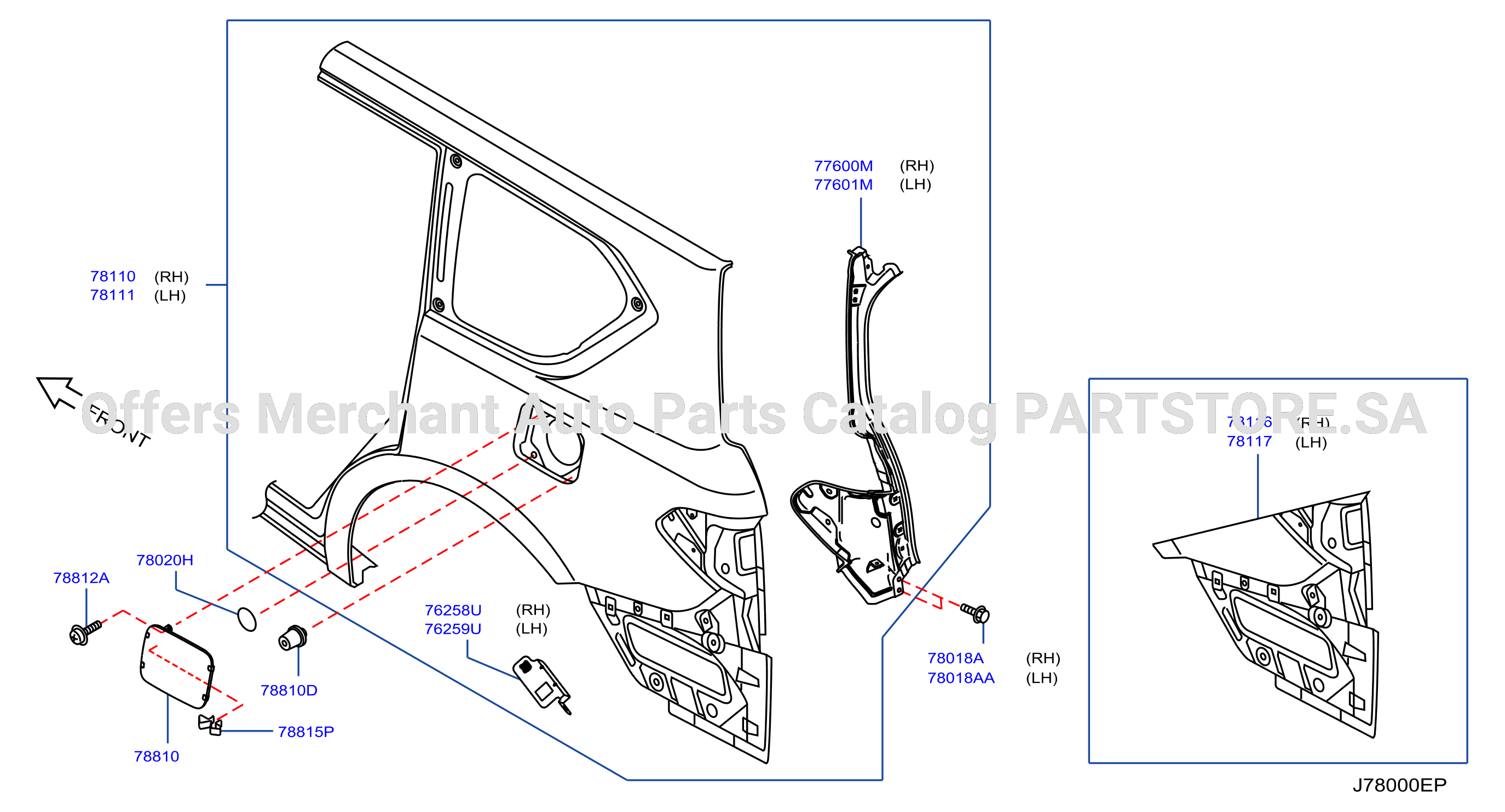 Rear Fender Fitting